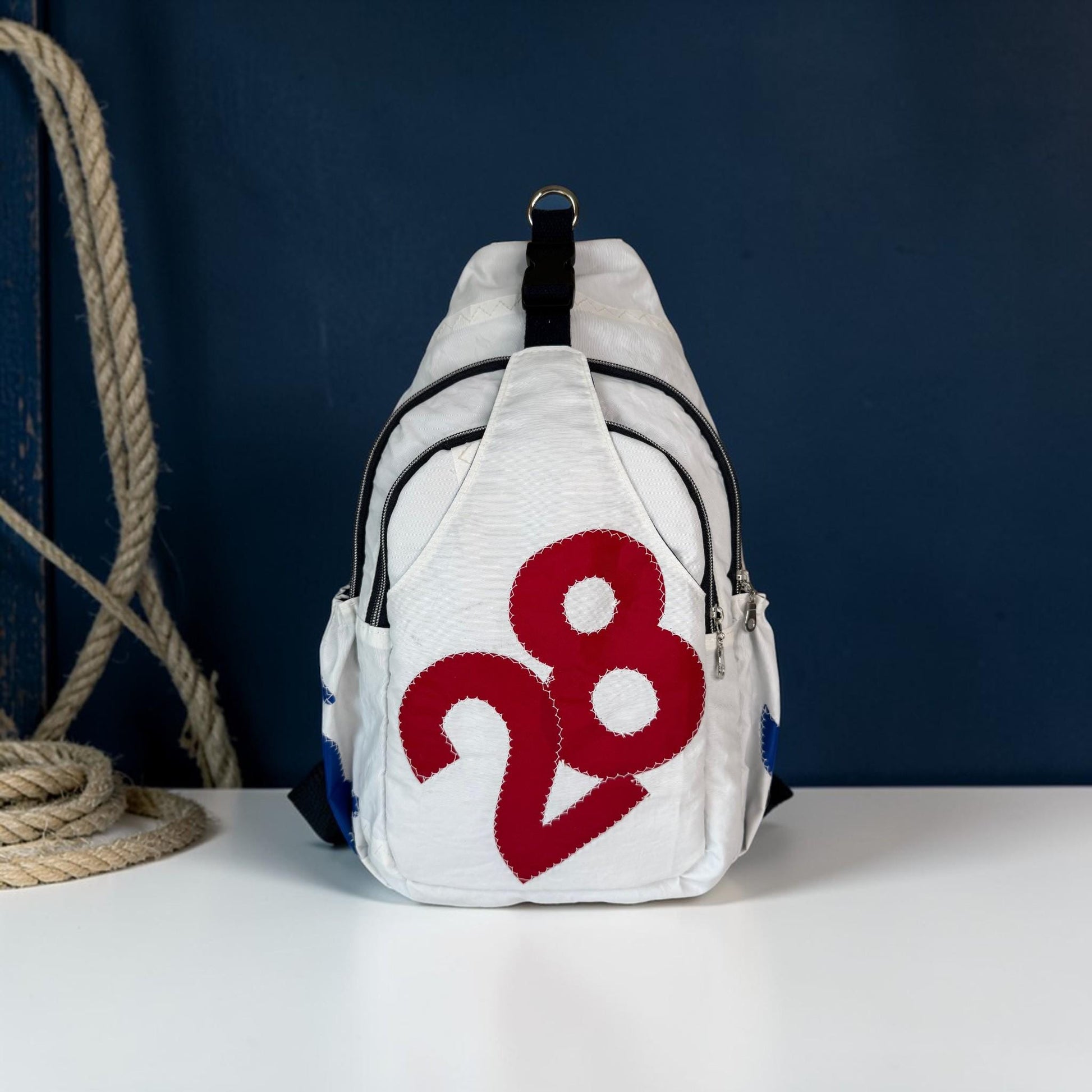 Reclaimed and Upcycled Sail Convertible Sling and Backpack | Wayfarer 2.0 Style 2 (W1)