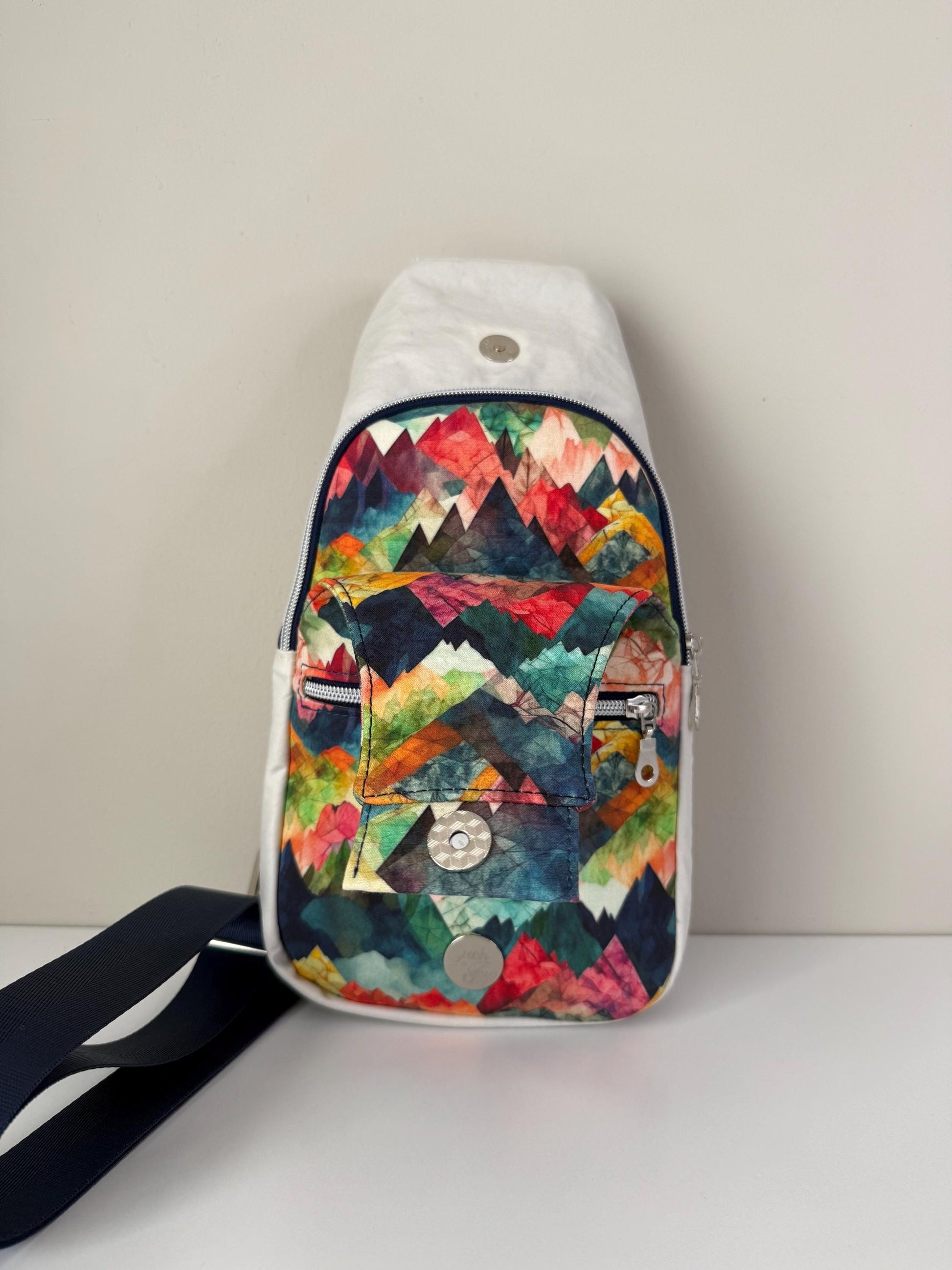 Reclaimed Sail Retro Sling: Where the Mountains Meet the Sea Themed, as per Sayla's Request