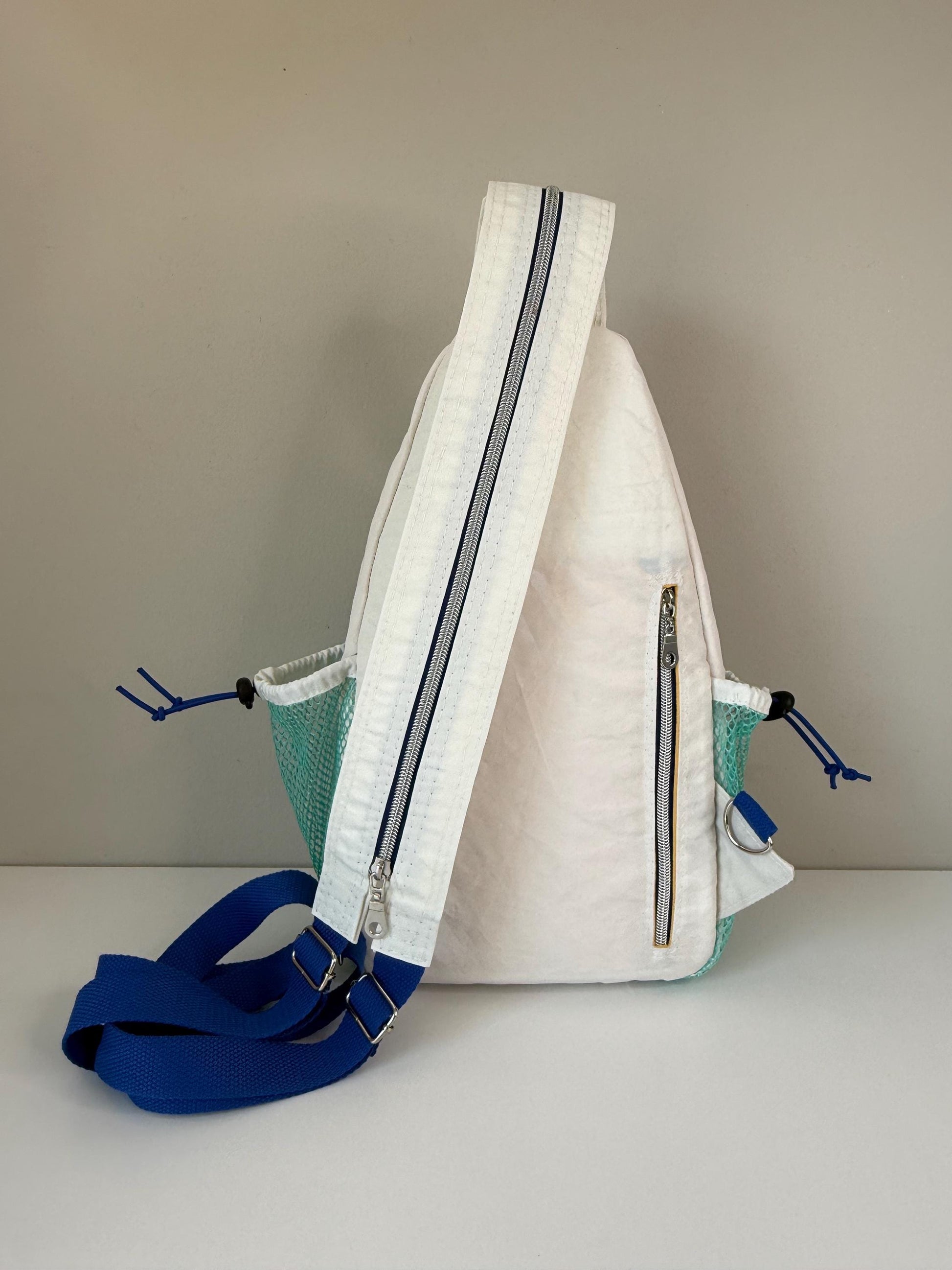 Reclaimed and Upcycled Sail Sling and Backpack | Wayfarer Convertible Backpack (WCB1)