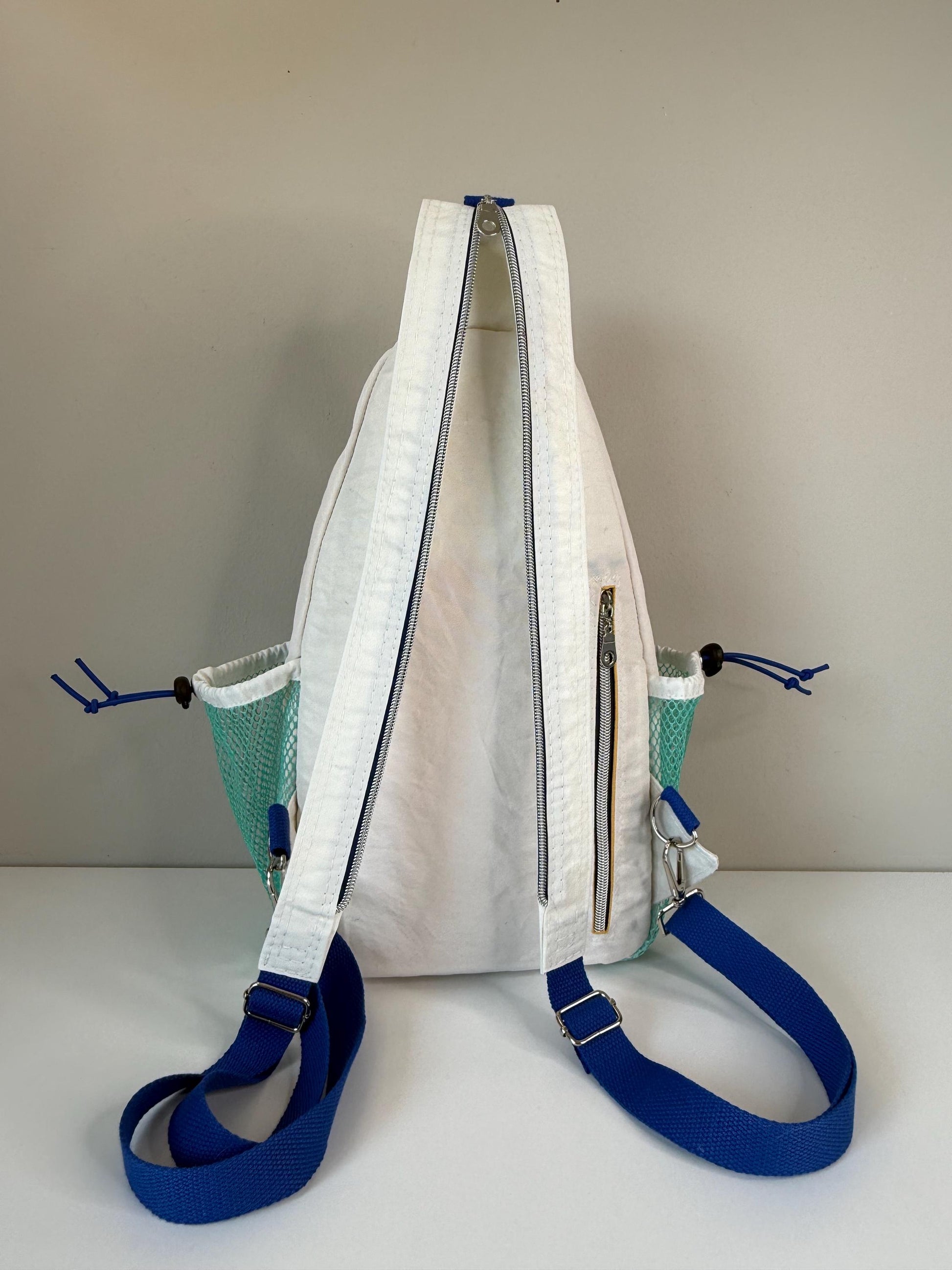 Reclaimed and Upcycled Sail Sling and Backpack | Wayfarer Convertible Backpack (WCB1)
