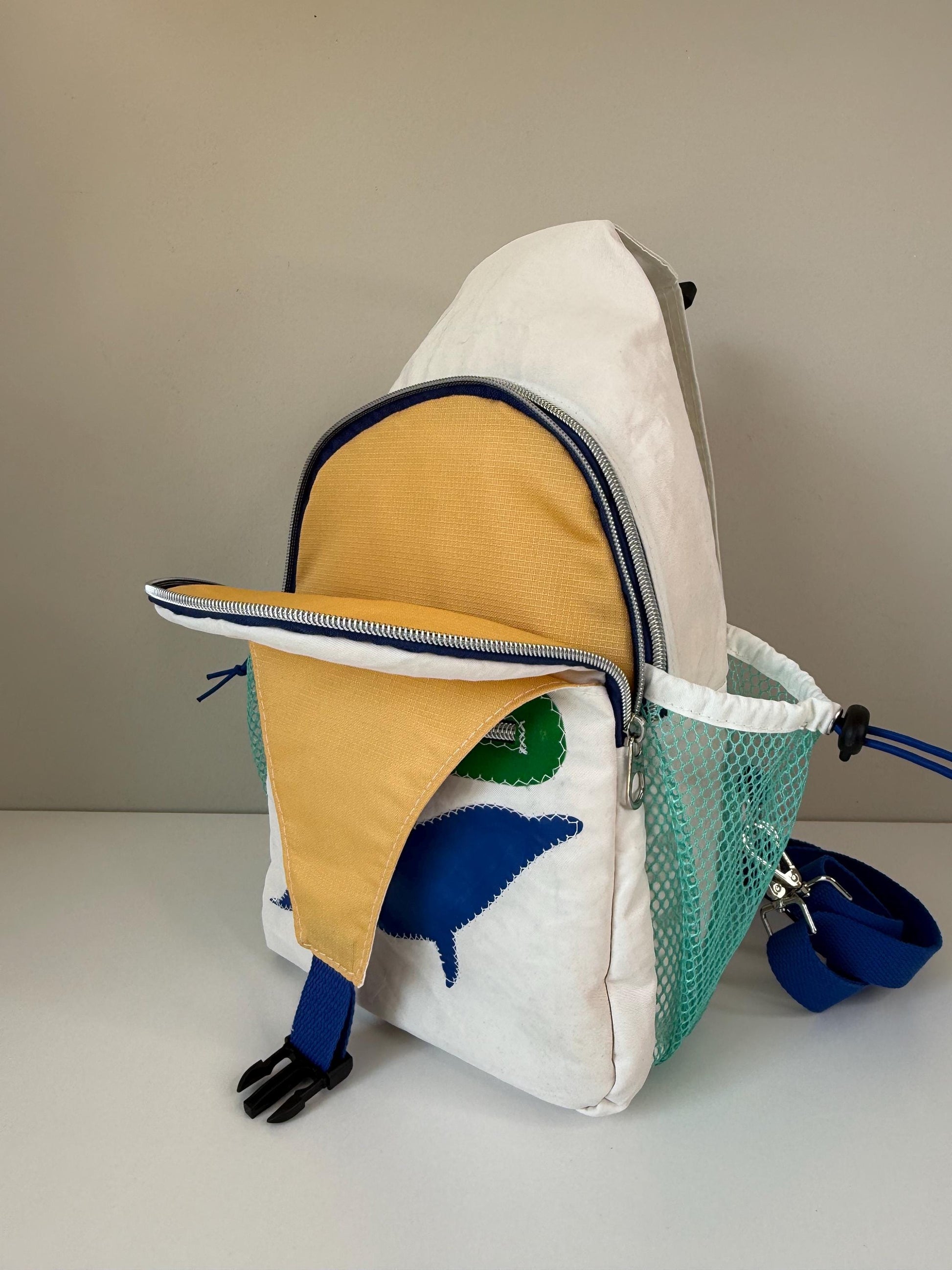 Reclaimed and Upcycled Sail Sling and Backpack | Wayfarer Convertible Backpack (WCB1)