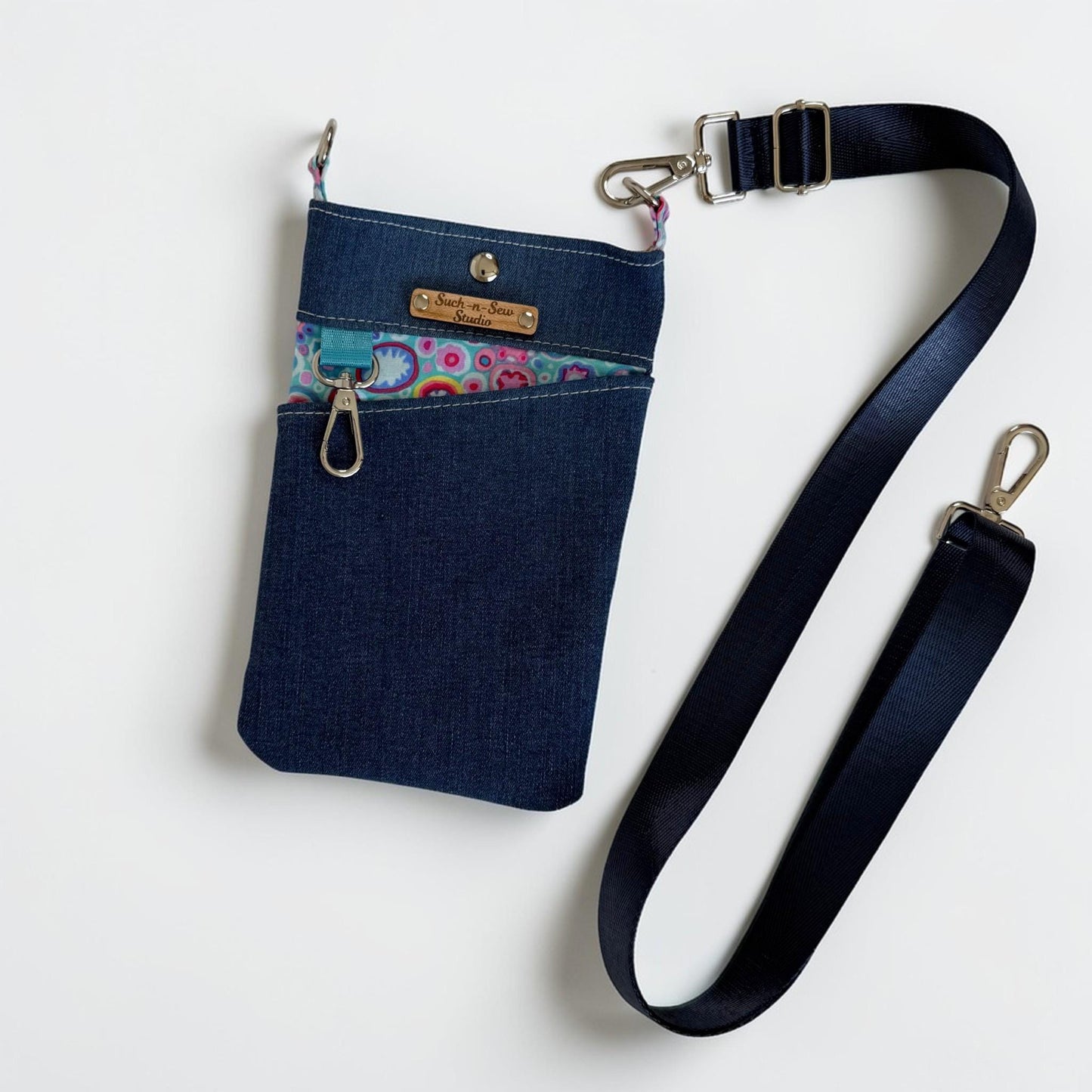 Recycled Denim Crossbody Bag (WL1)