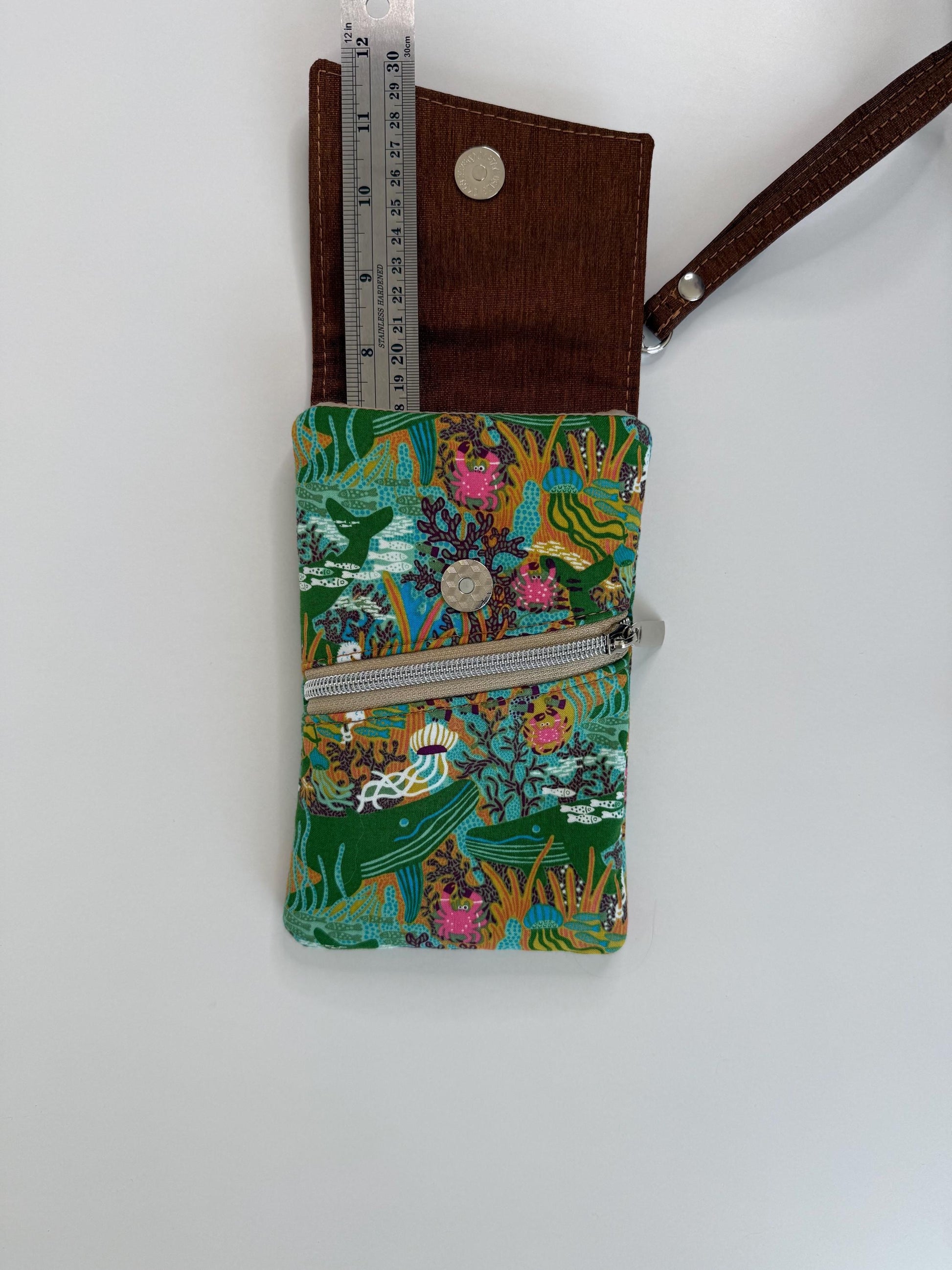 Under The Sea Adventures Phone Crossbody, Belt Bag, or Wristlet (PP1)