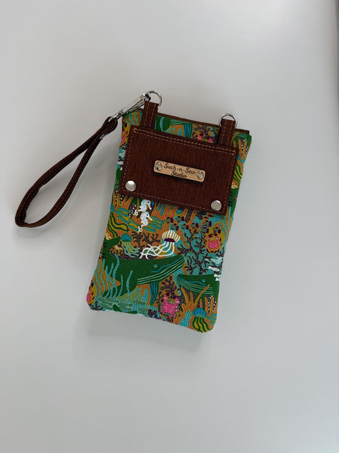 Under The Sea Adventures Phone Crossbody, Belt Bag, or Wristlet (PP1)