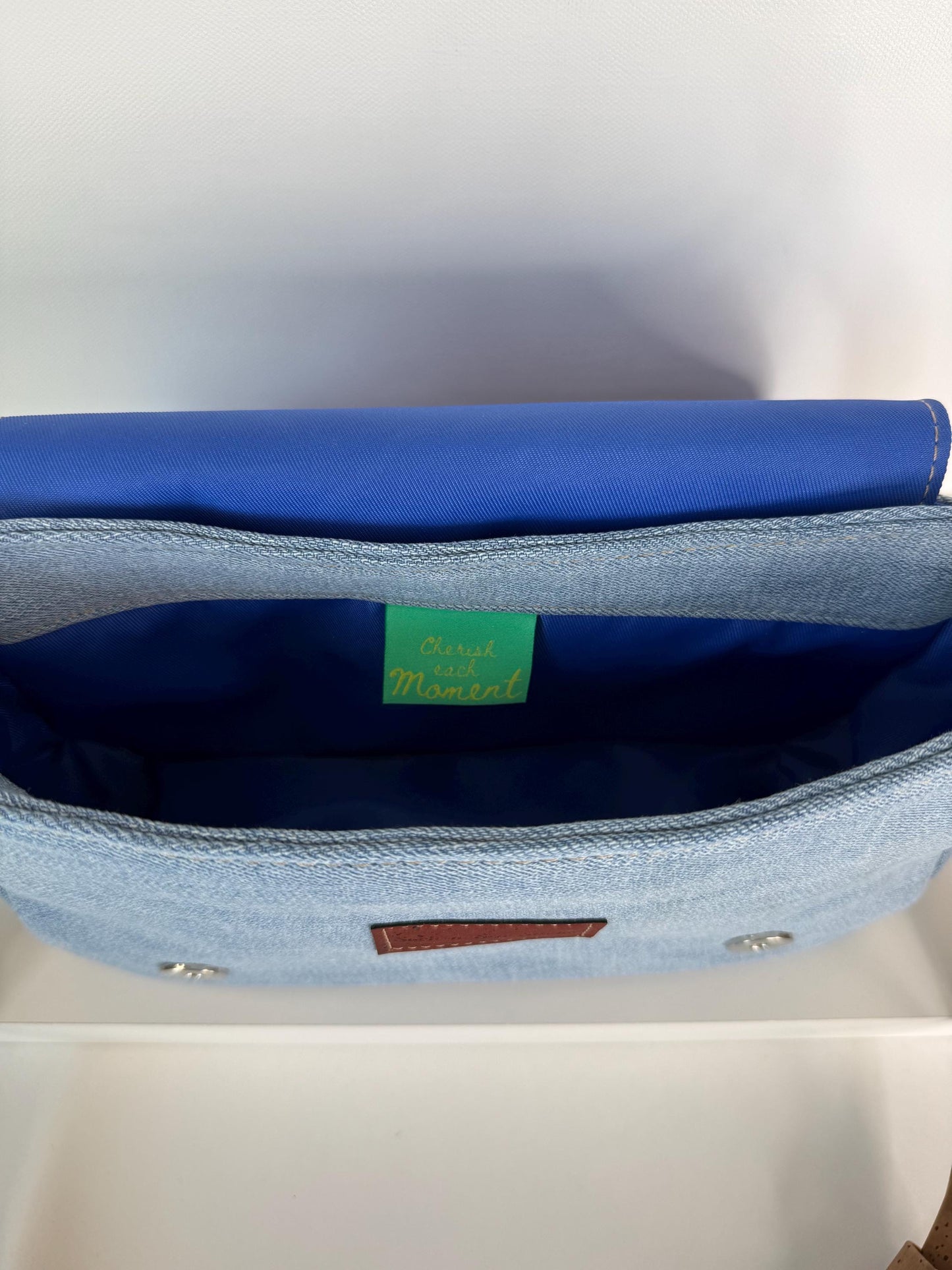 Upcycled Vintage Quilt & Denim Saddlebag Purse – Handmade, One-of-a-Kind