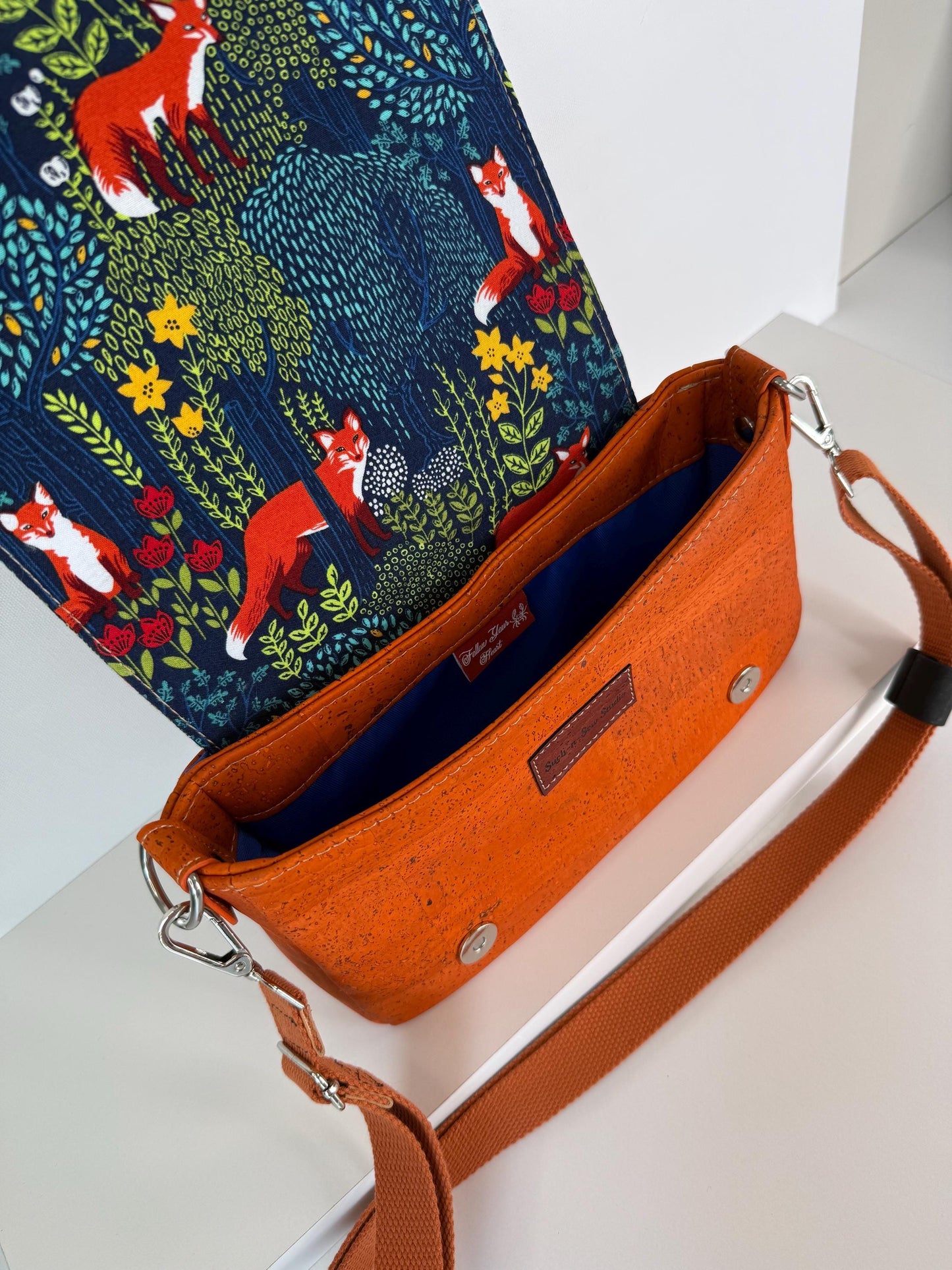 Fox and Cork Saddlebag Crossbody Purse