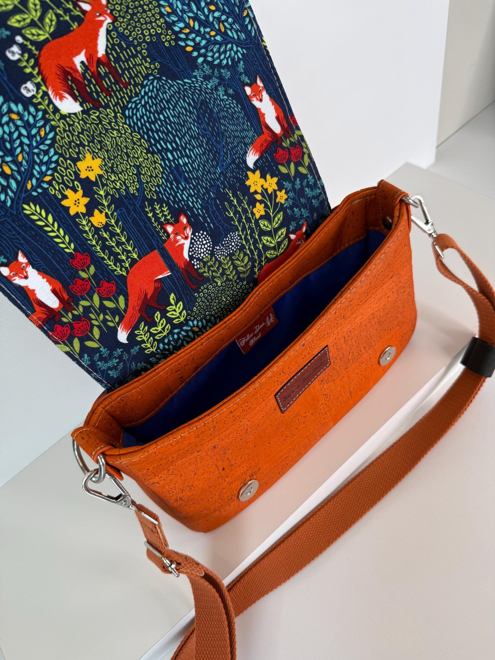 Fox and Cork Saddlebag Crossbody Purse