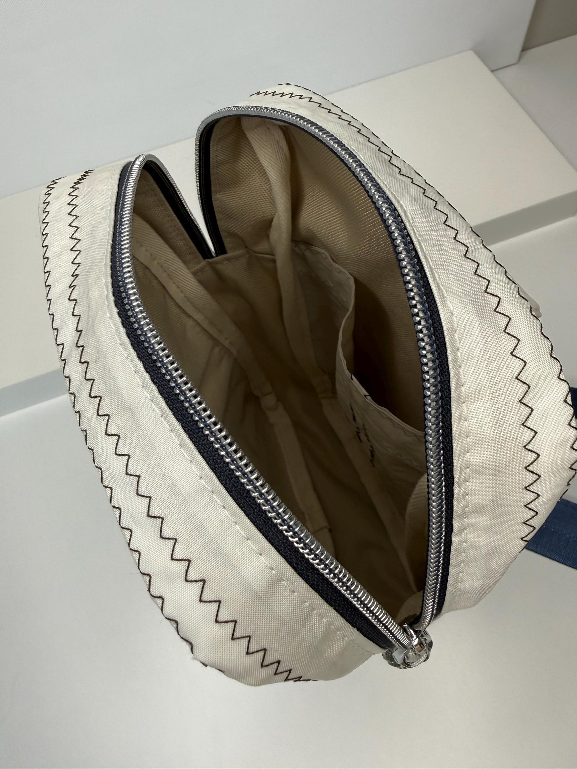 Upcycled Sailcloth Sandhill Sling Bag, Big and Boxy