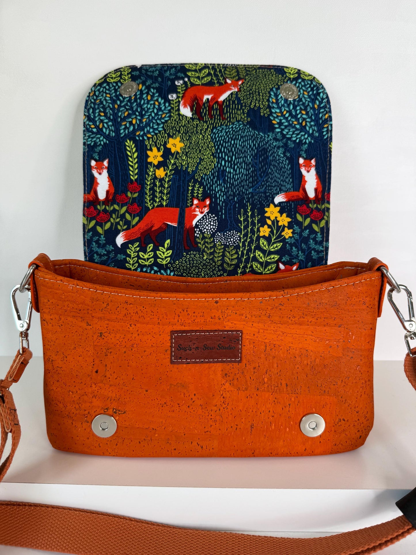 Fox and Cork Saddlebag Crossbody Purse