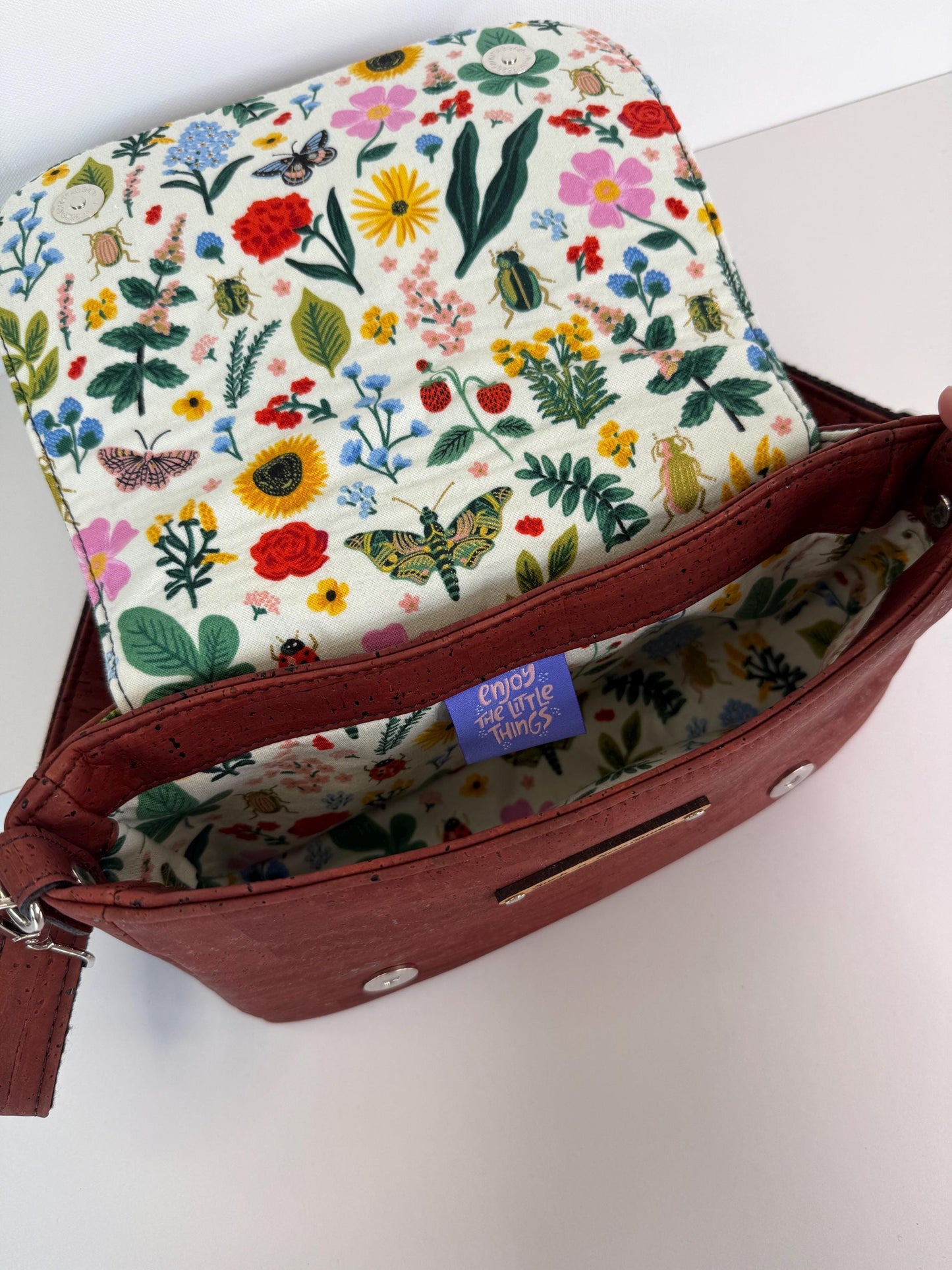 Cork Saddlebag Crossbody Purse
