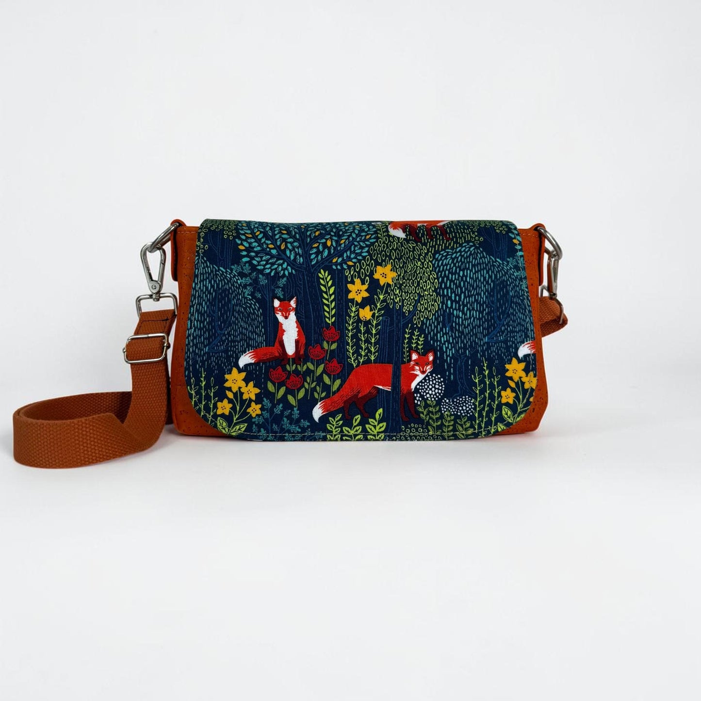 Fox and Cork Saddlebag Crossbody Purse