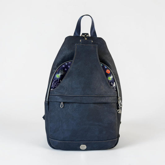 Large Leather Alternative Sling Bag