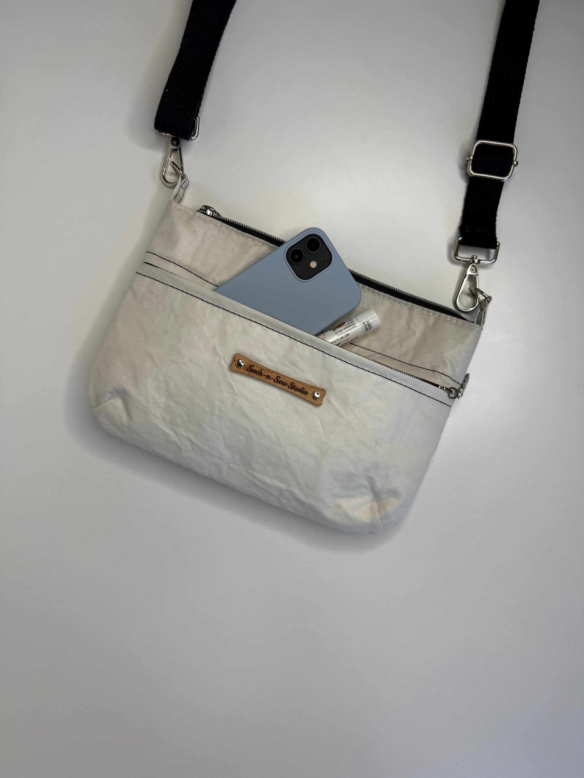 Upcycled Sailcloth Starburn Crossbody