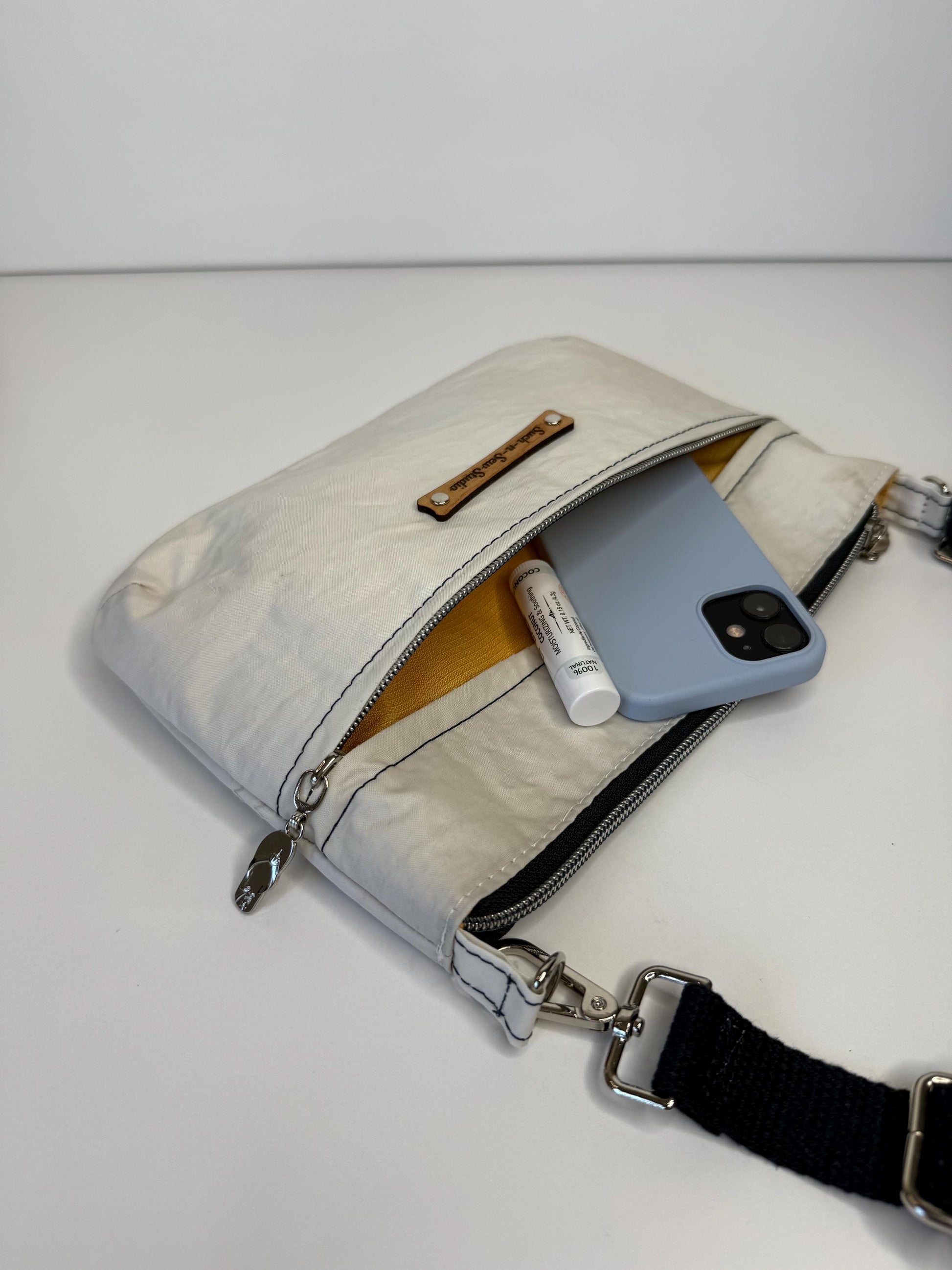 Upcycled Sailcloth Starburn Crossbody
