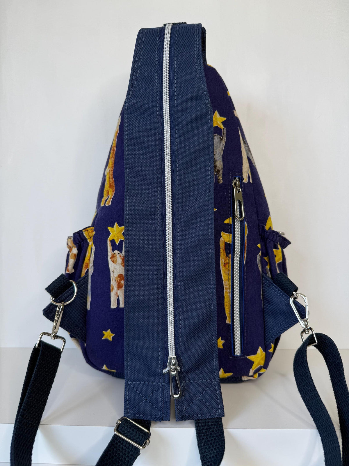 Cats Reaching for Stars Convertible Backpack Crossbody Sling