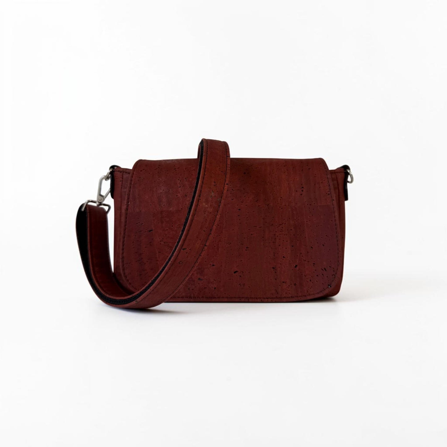 Cork Saddlebag Crossbody Purse