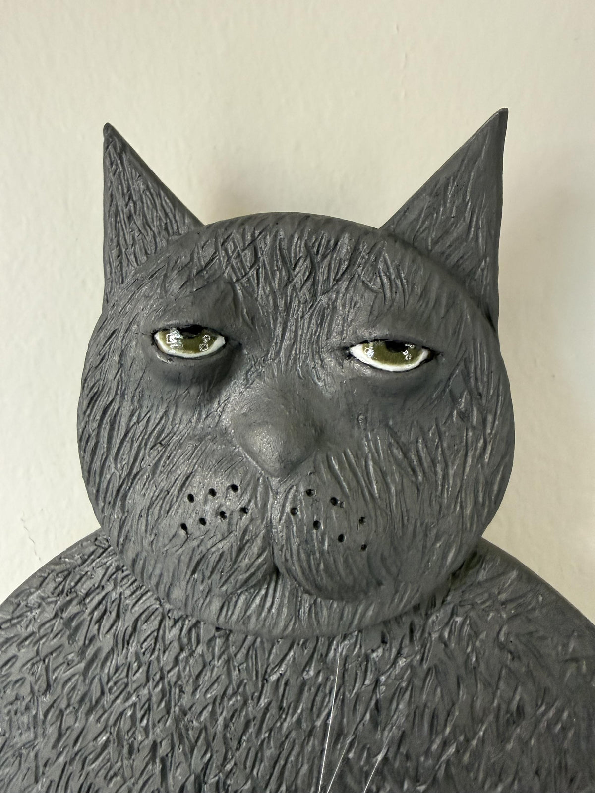 Ceramic Cat Whisker Holder Wall Art Piece