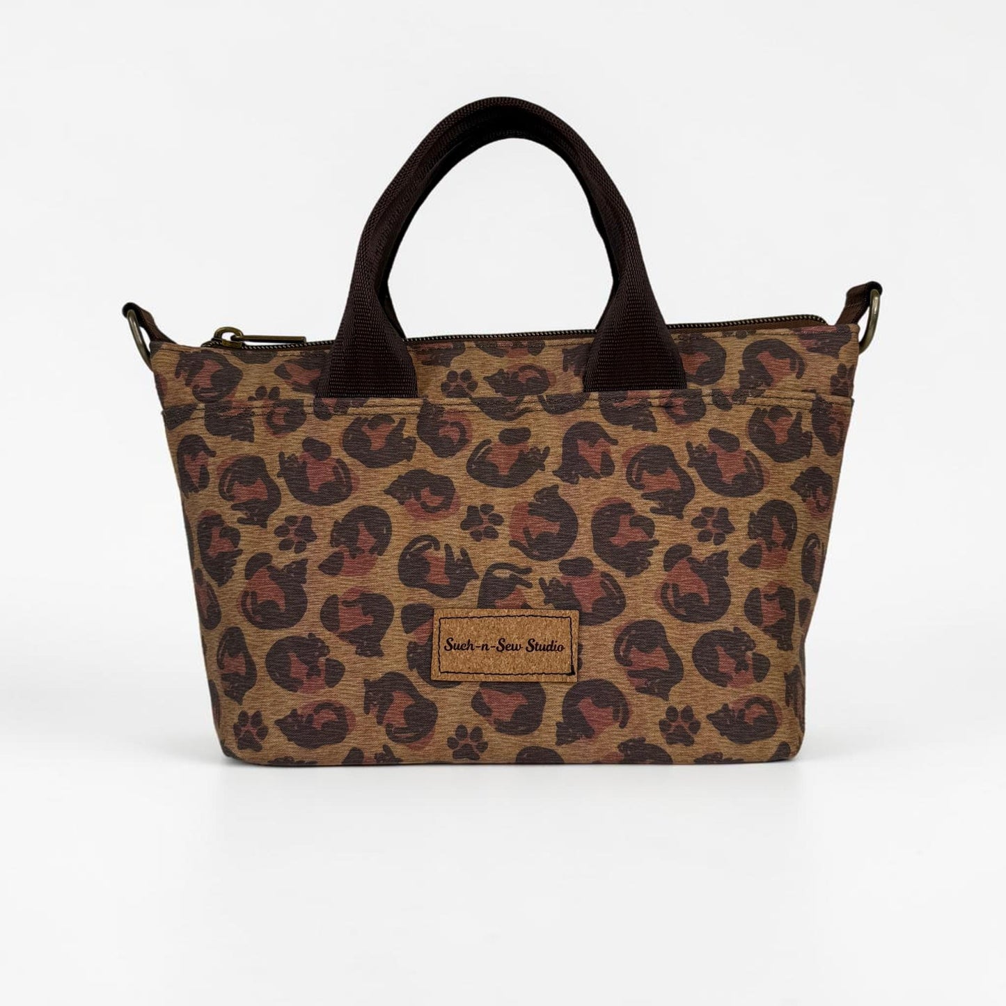 Lazy Leopard Crossbody Bag and Tote Totini (Tot2)