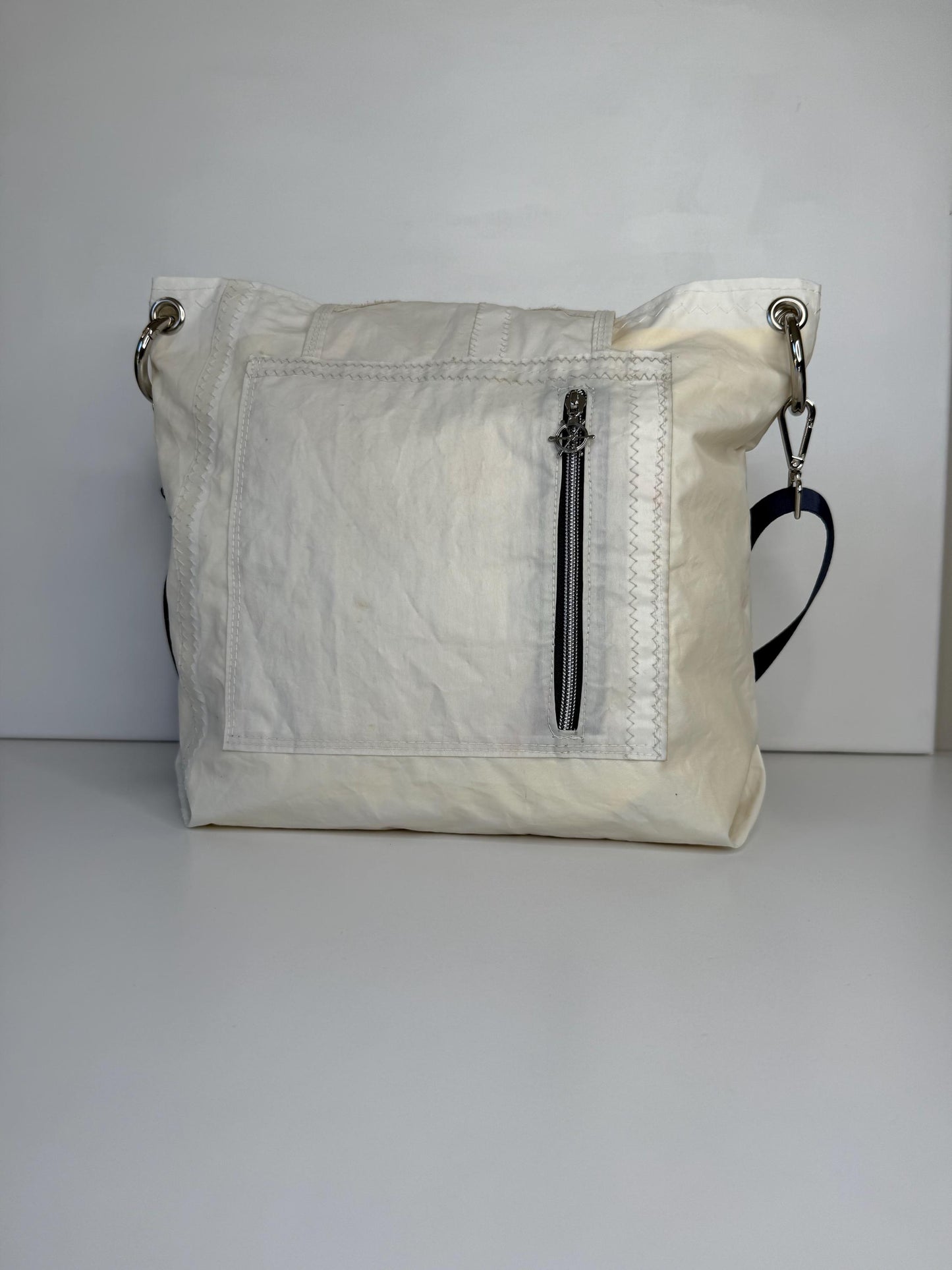 Upcycled Sail Messenger Bag Tote Purse