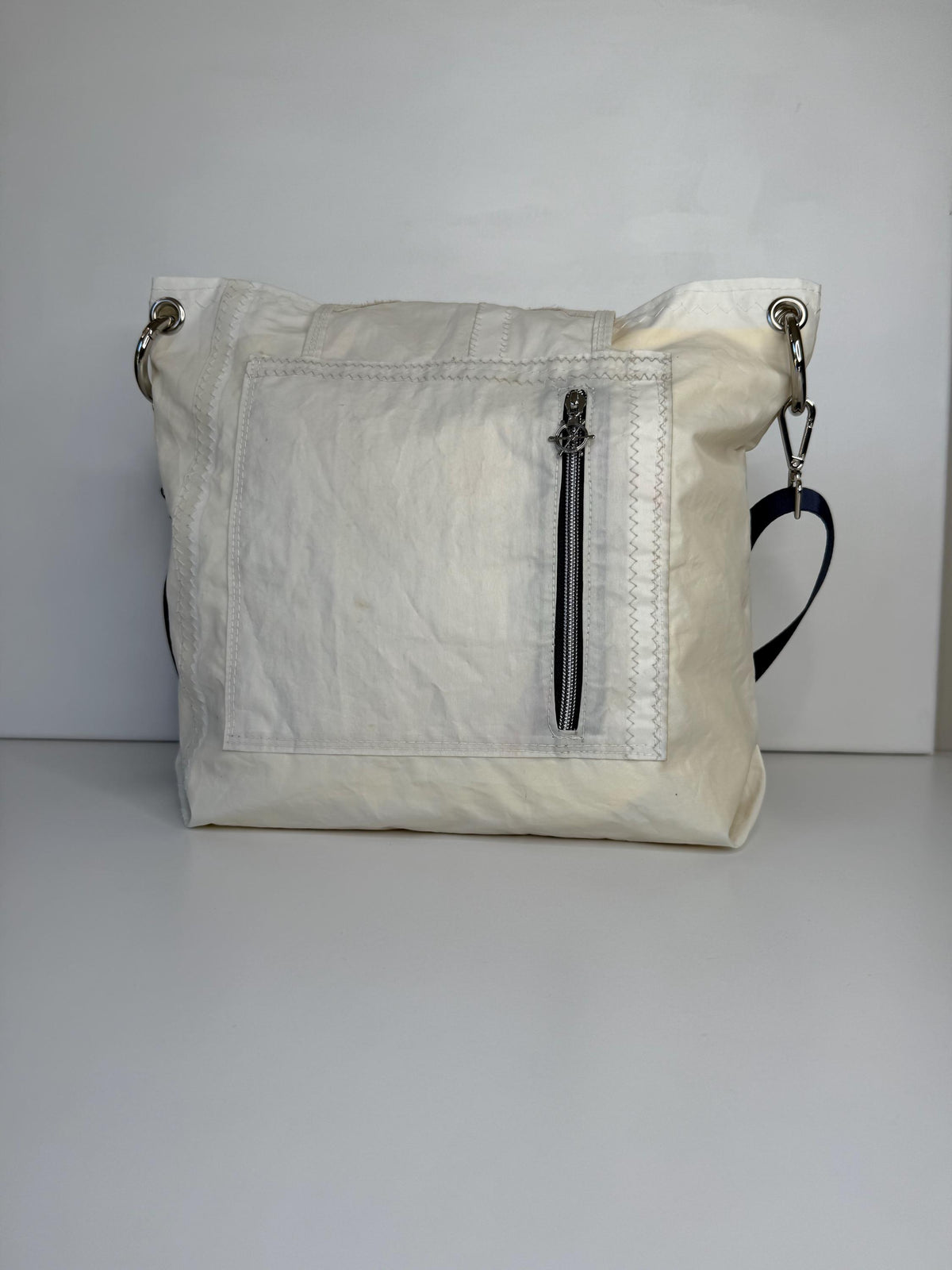 Upcycled Sail Messenger Bag Tote Purse