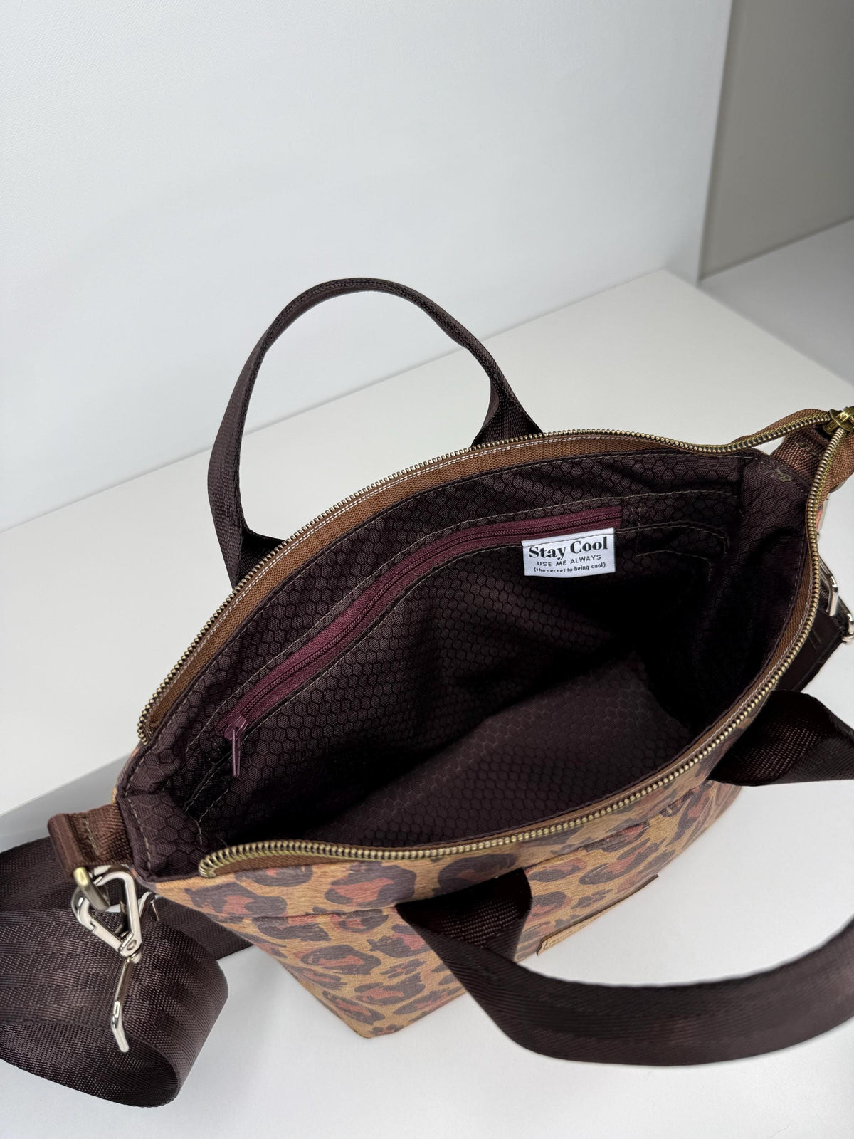 Lazy Leopard Crossbody Bag and Tote Totini