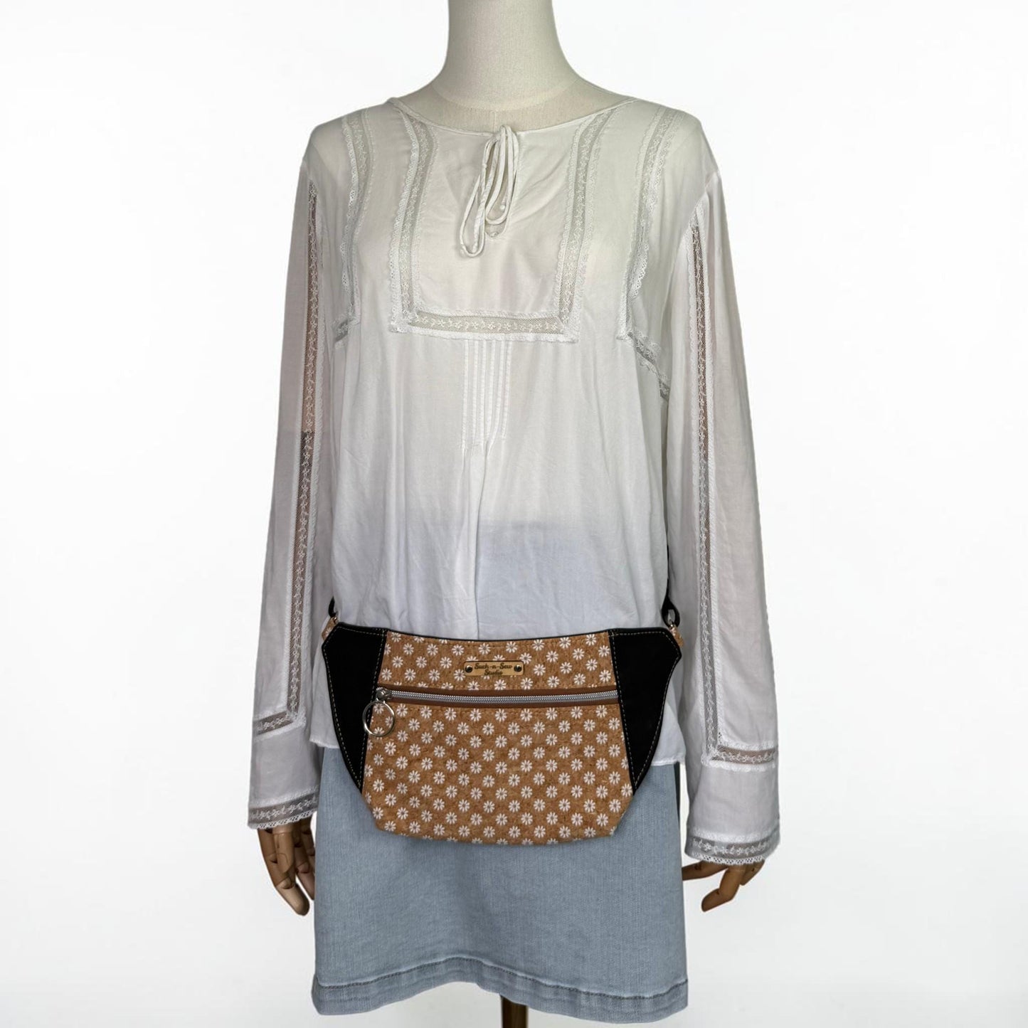 Daisy Cork Sling Bag Belt Bag