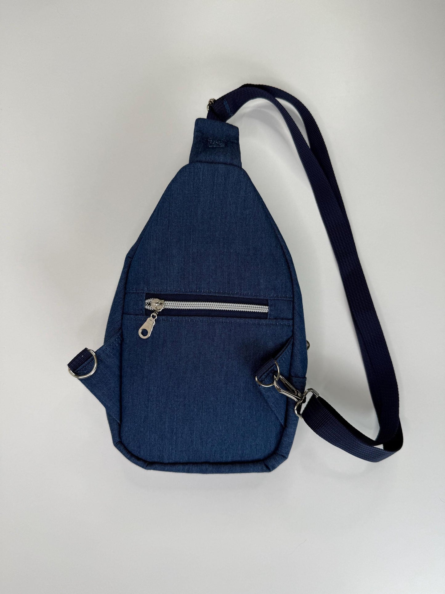 Denim Whales Sling Bag – Mini Crossbody Bag