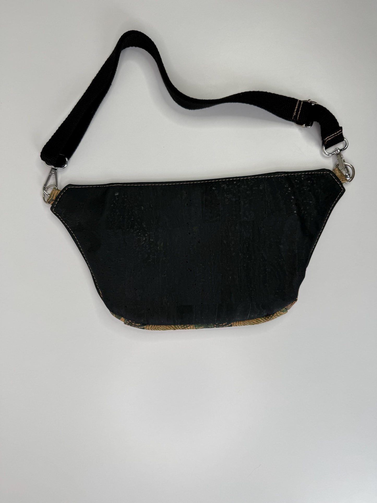 Monstera Cork Sling Bag Belt Bag