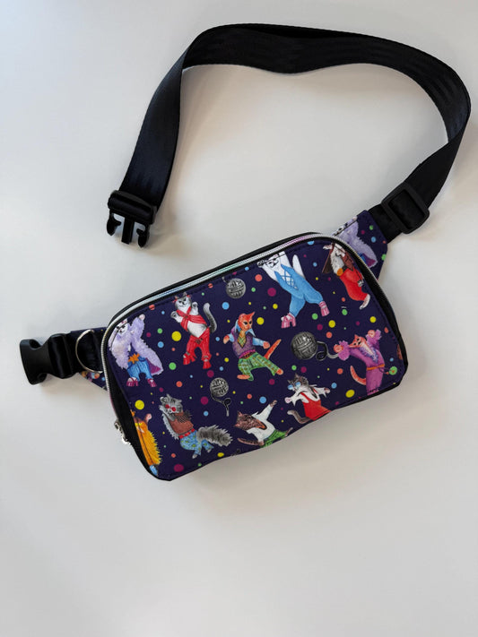 Kitty Disco Sling Bag Waist Fanny Pack