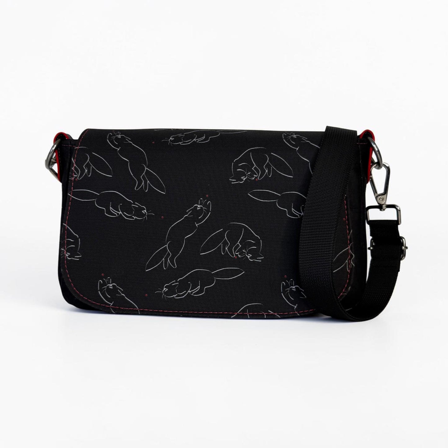 Laser Kitty Saddlebag Crossbody Bag Purse