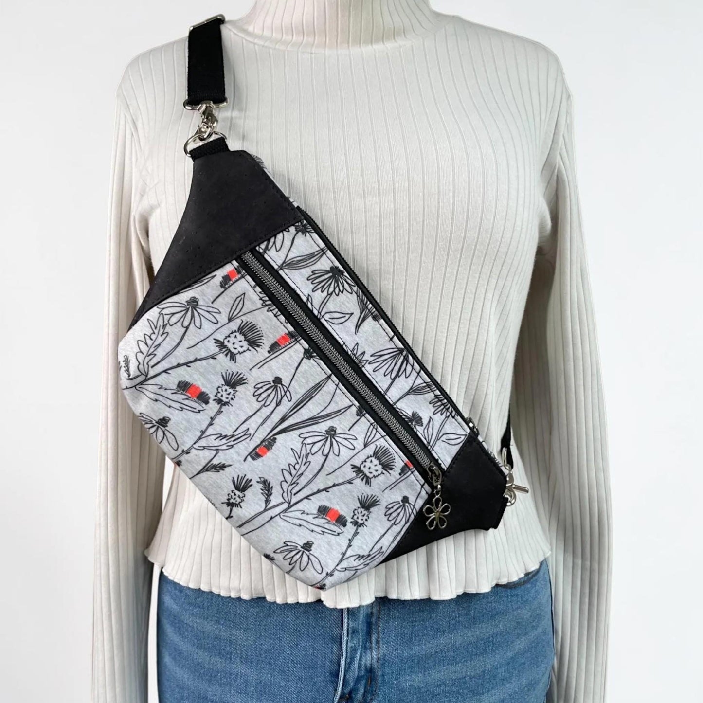 Woolly Worm Fanny Pack & Sling Bag Featuring Cork—Woolly Bear