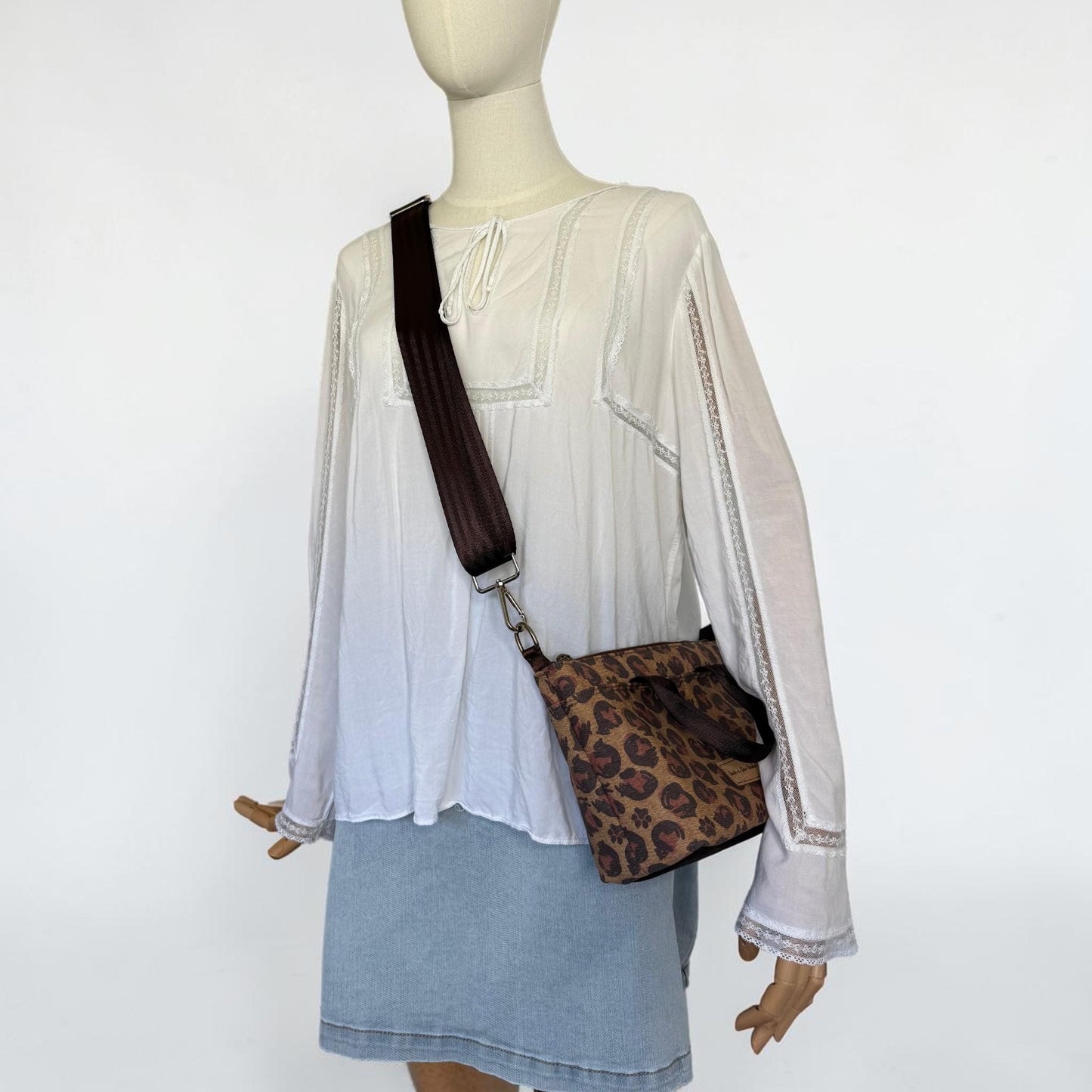 Lazy Leopard Crossbody Bag and Tote Totini (Tot2)