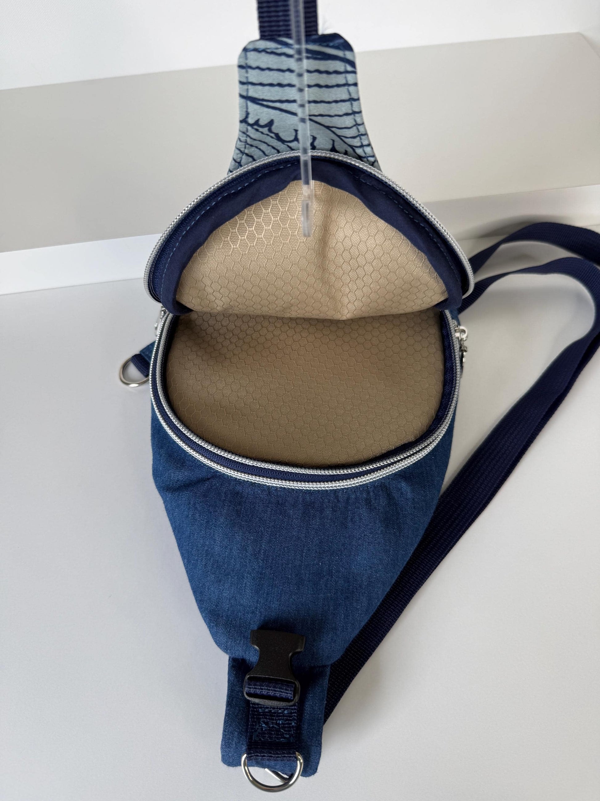 Denim Whales Sling Bag – Mini Crossbody Bag
