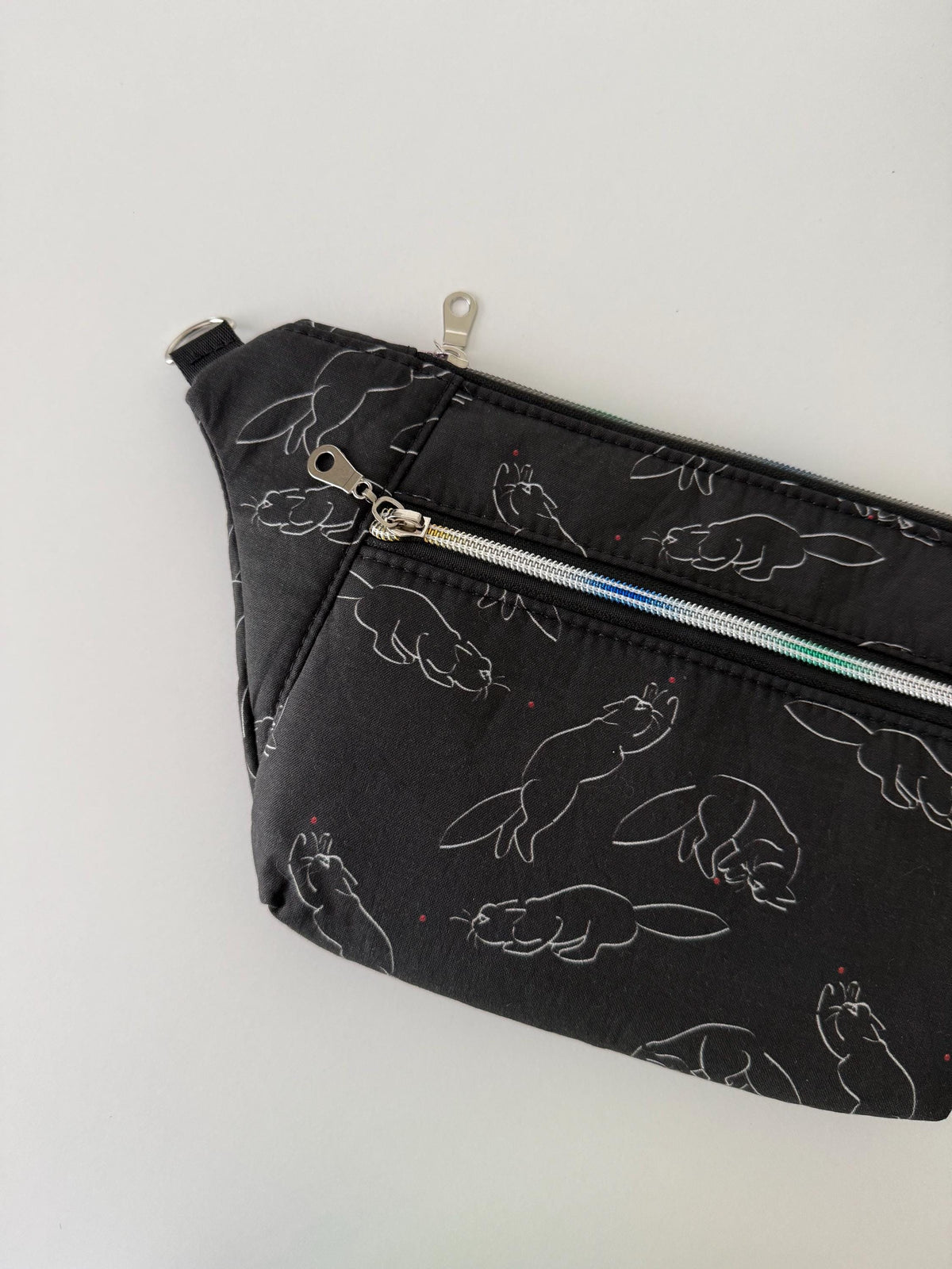 Cat Chasing a Red Dot Sling Bag Belt Bag