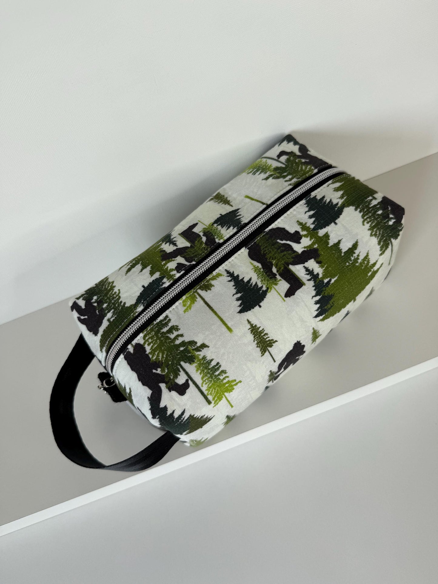 Bigfoot in the Woods Dopp Kit Toiletry Bag