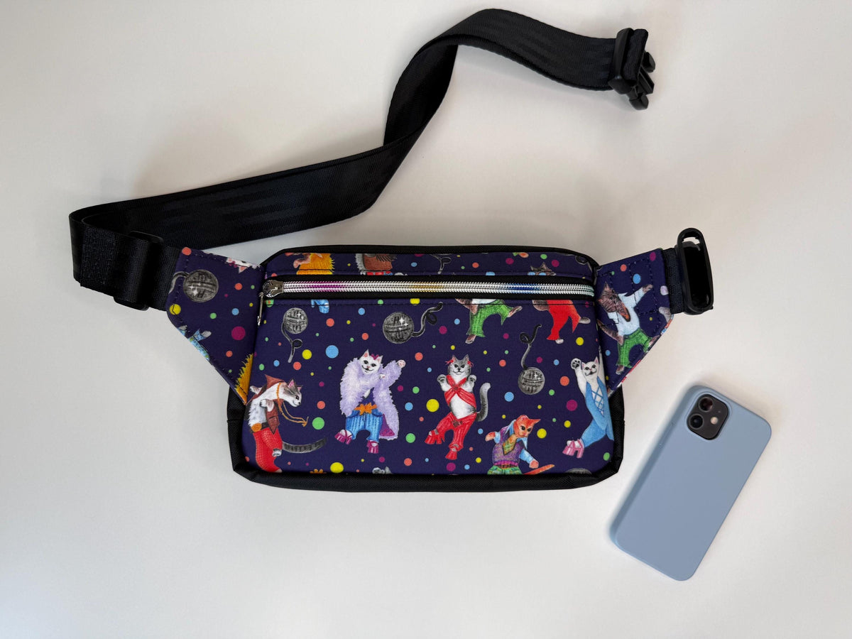 Kitty Disco Sling Bag Waist Fanny Pack