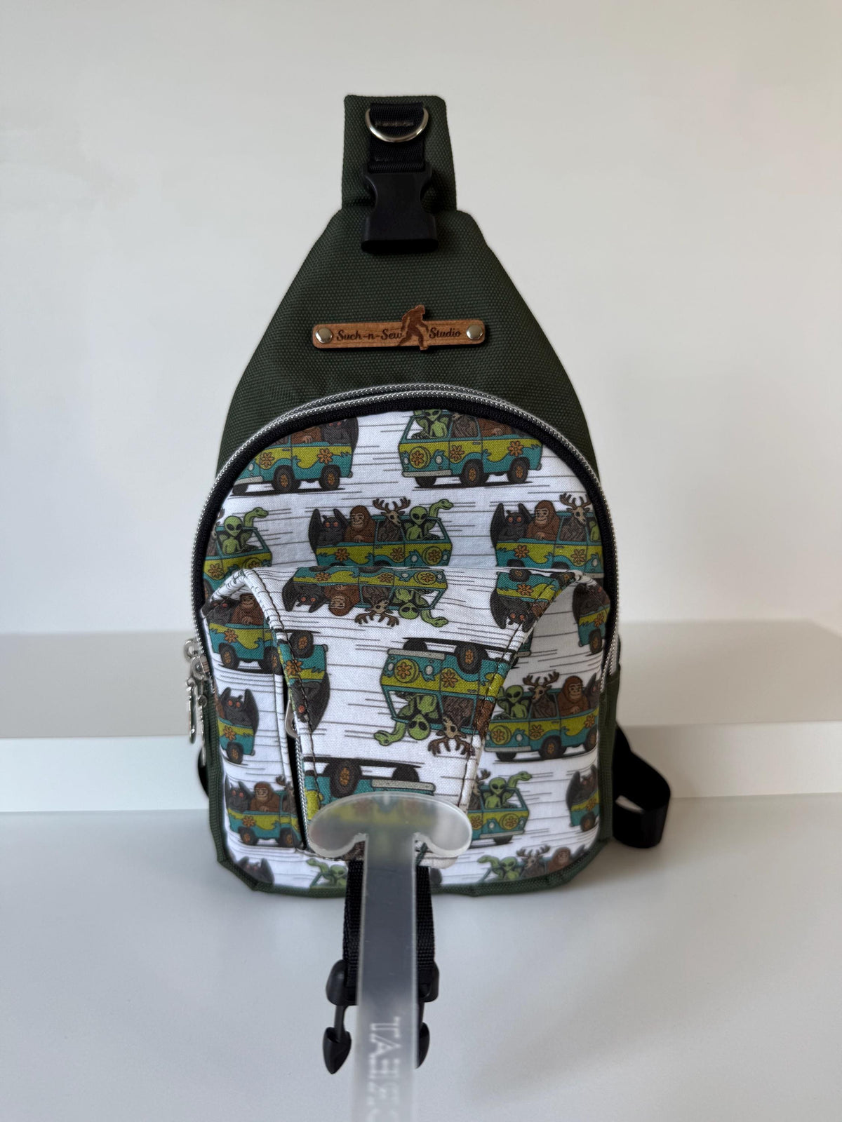 Cryptids in Mystery Machine Sling Bag