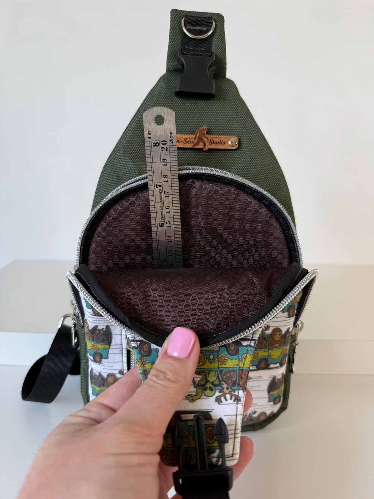 Cryptids in Mystery Machine Sling Bag