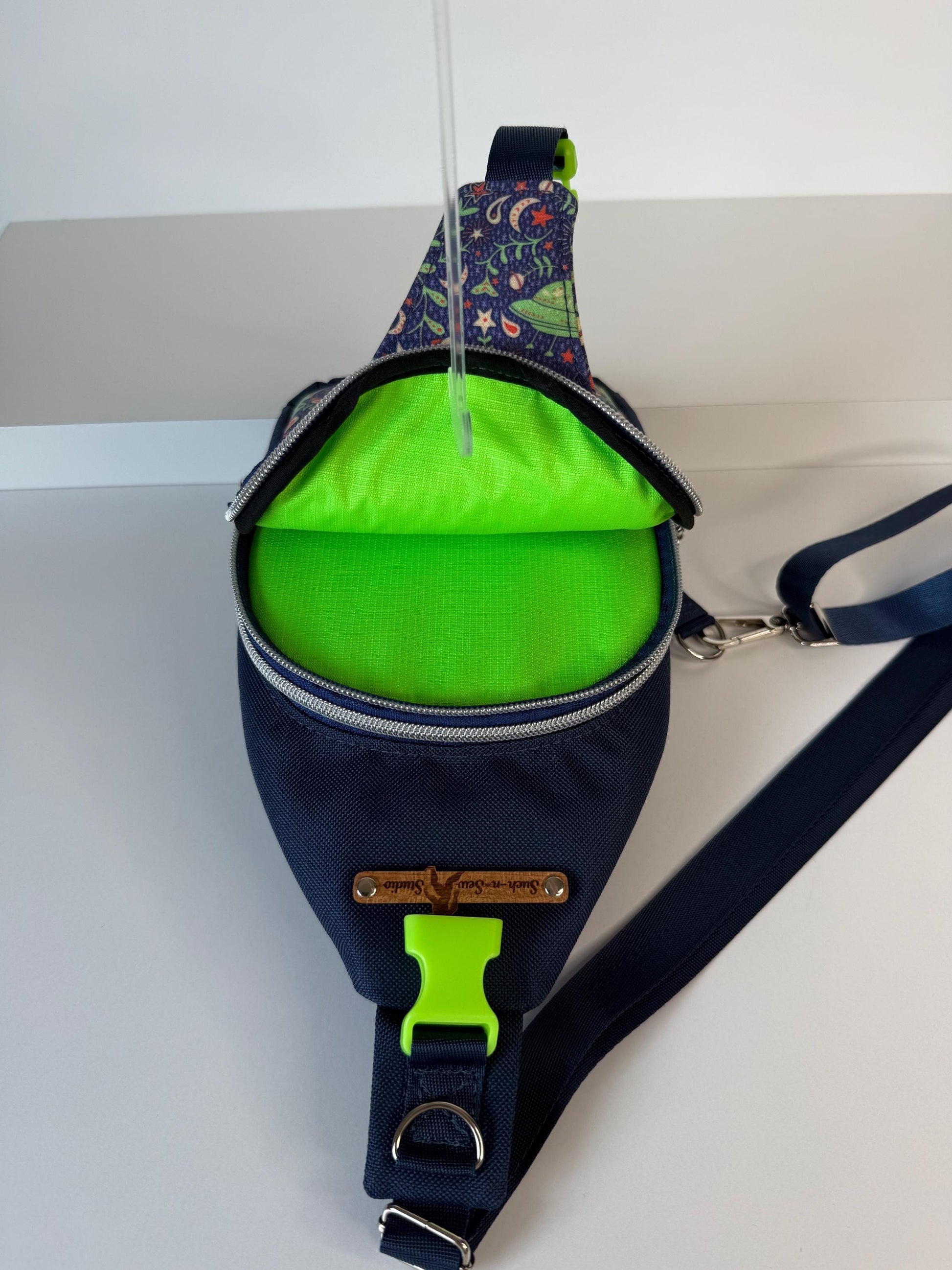Alien Folk Damask Sling Bag, Small but Spacious