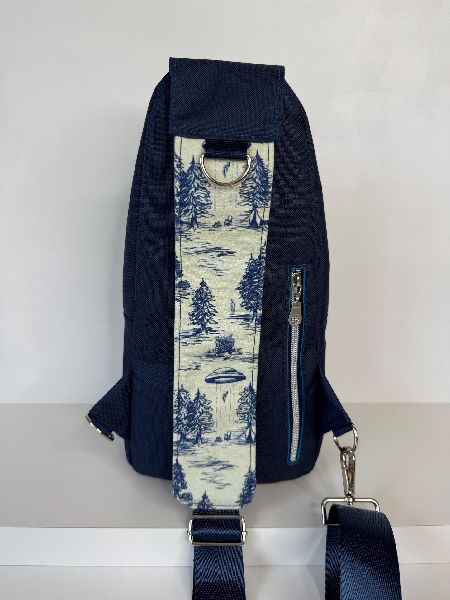 Alien Abduction Sling Bag Crossbody Retro Style