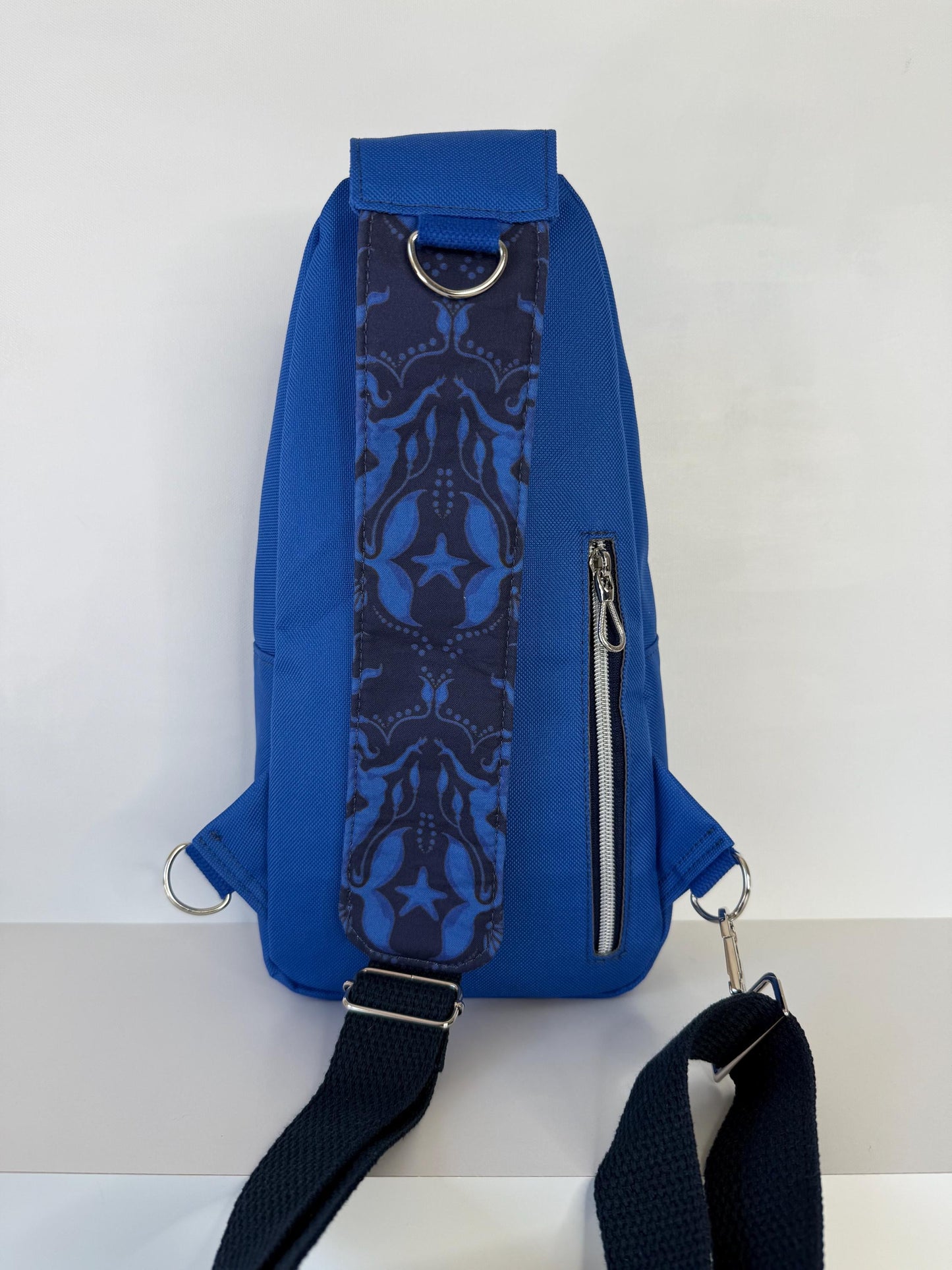 Mermaid Damask Sling Bag Crossbody Retro Style