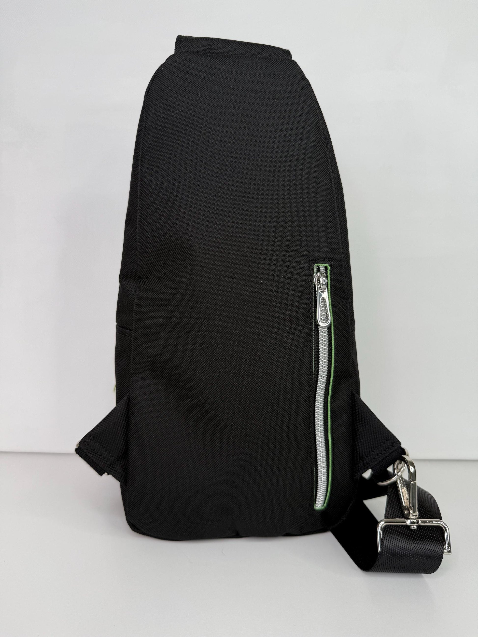 Peace Out Bigfoot Sling Bag Crossbody Retro Style