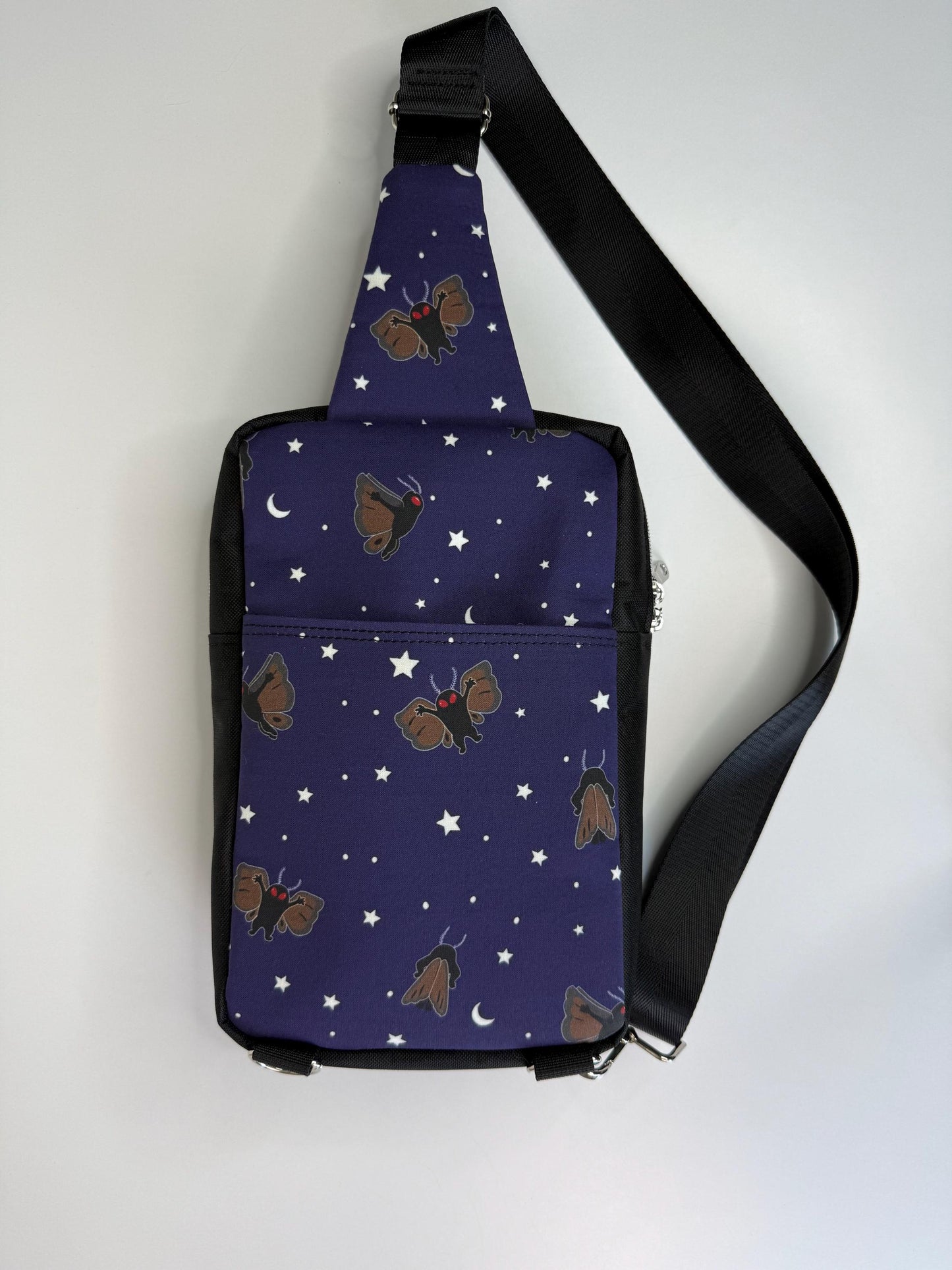 Mothman at Midnight Sling Bag, Big and Boxy