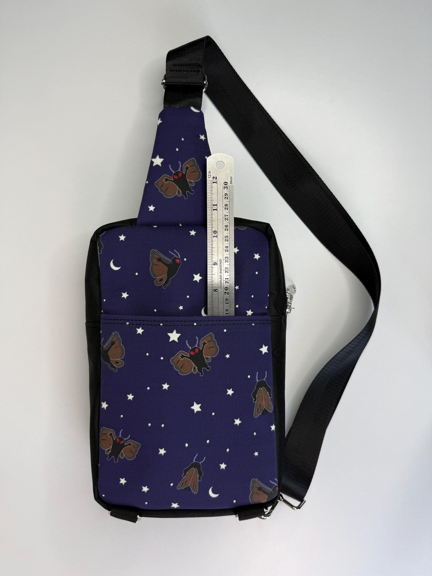 Mothman at Midnight Sling Bag, Big and Boxy