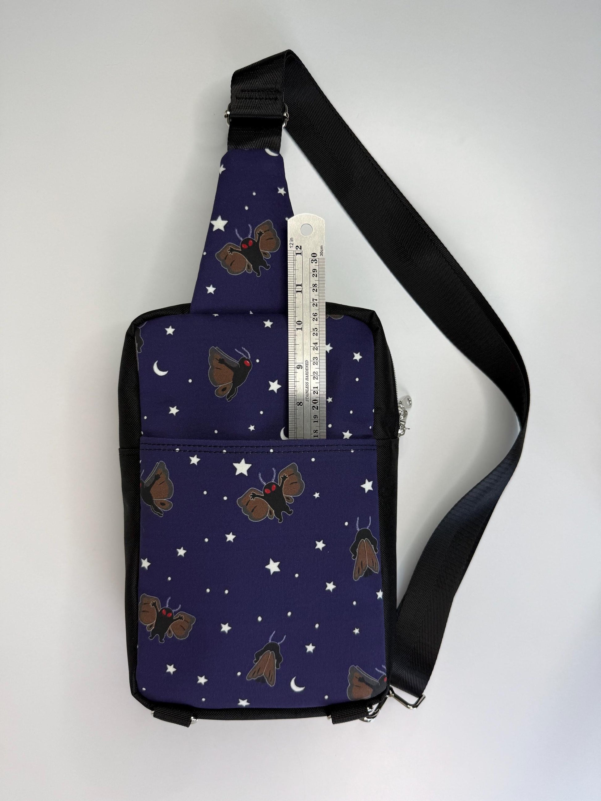 Mothman at Midnight Sling Bag, Big and Boxy