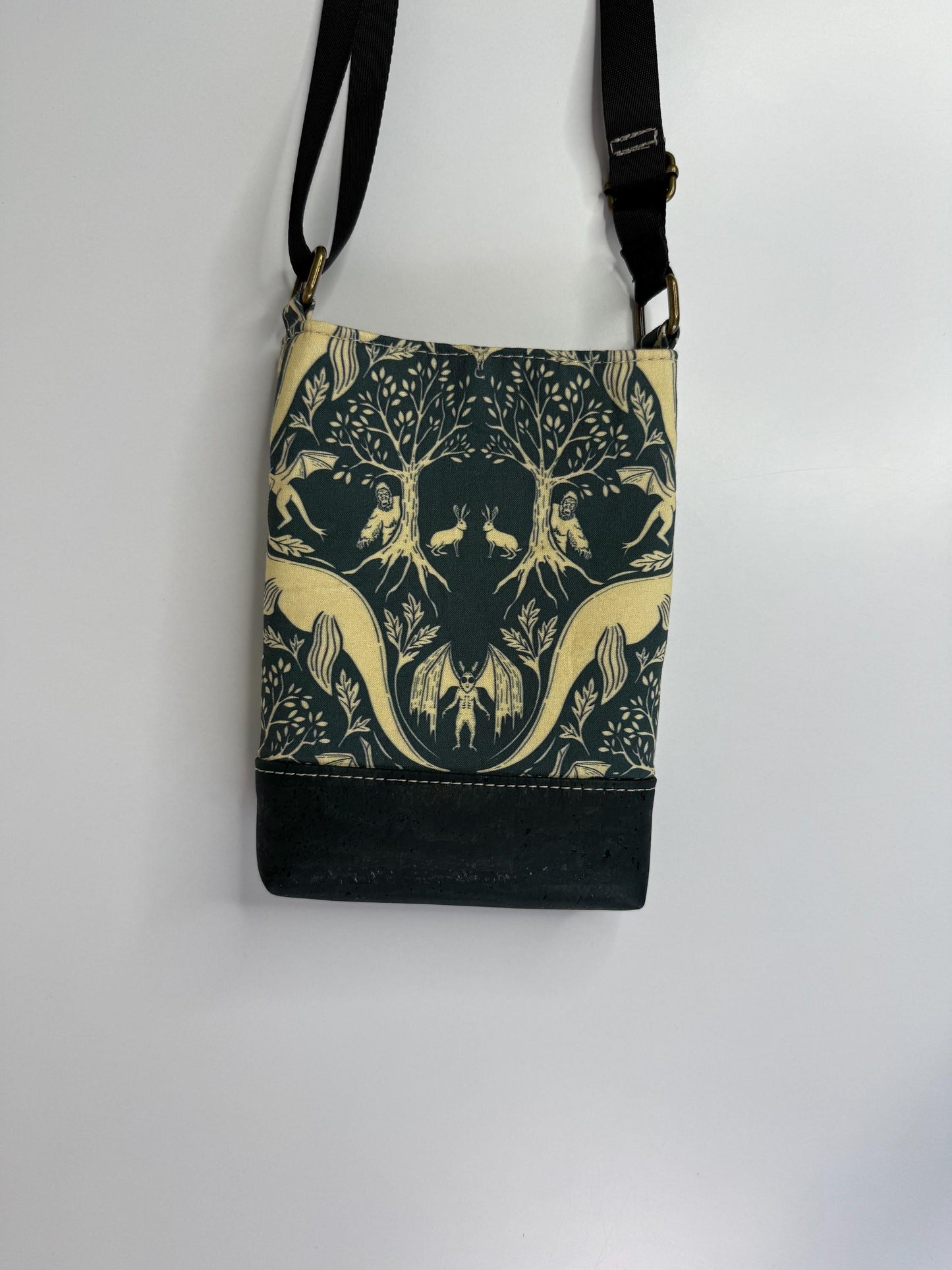 Cryptids Compact Crossbody with Bigfoot, Nessie, Jackalope, and Mothman