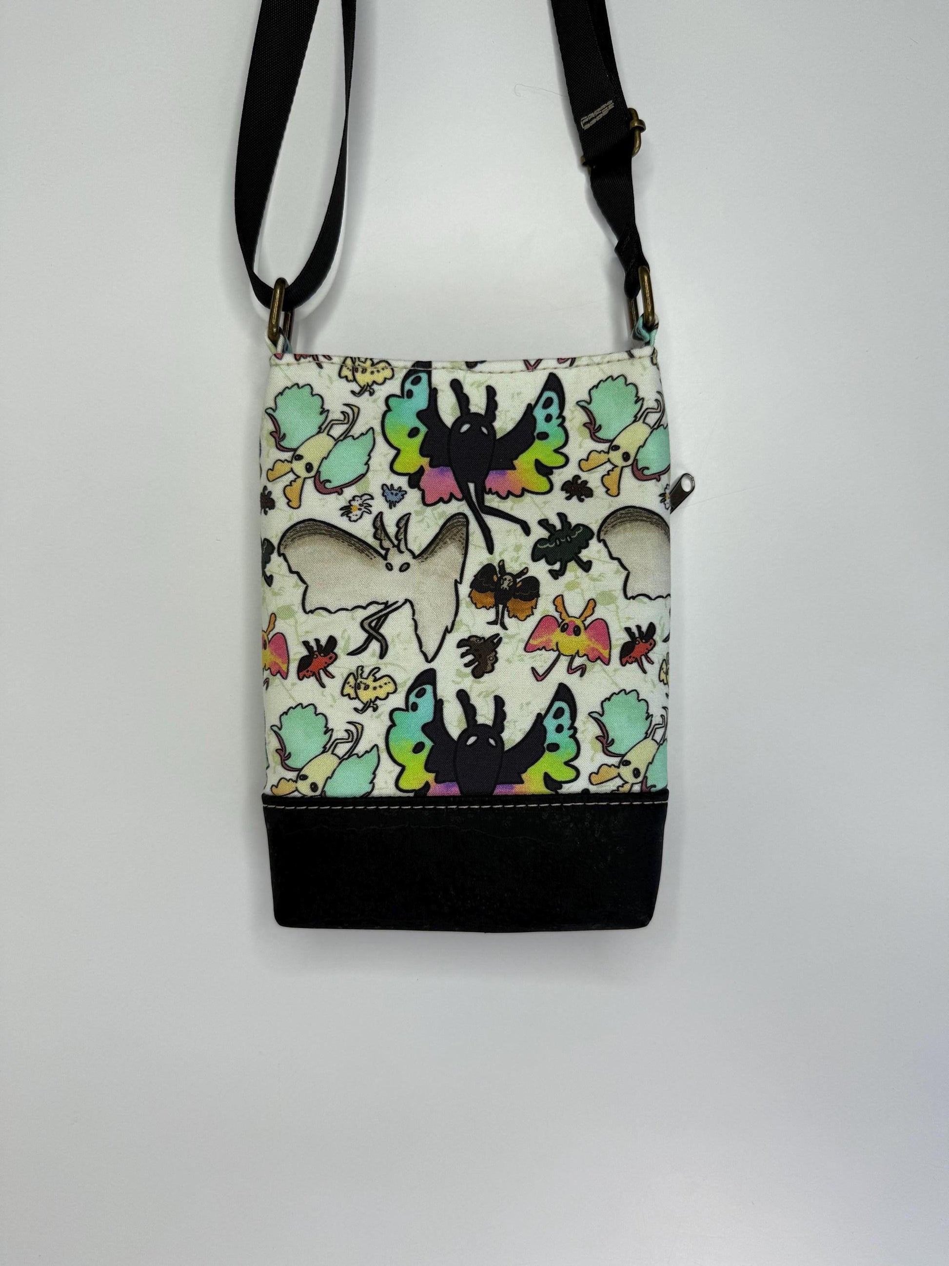 Mothman Compact Crossbody Bag Handmade