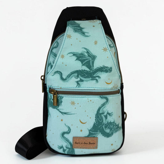Dragon Sling Bag Crossbody Retro Style