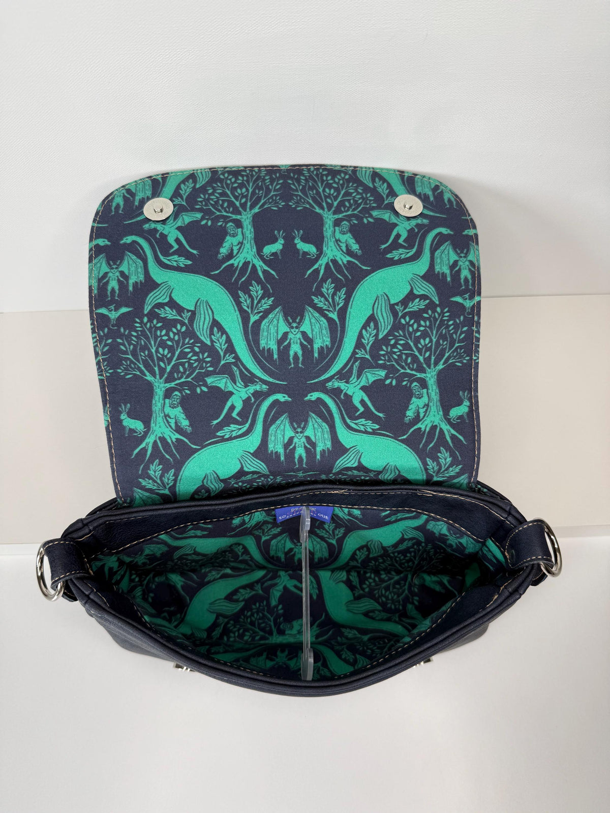 Cryptid Damask Saddlebag Crossbody