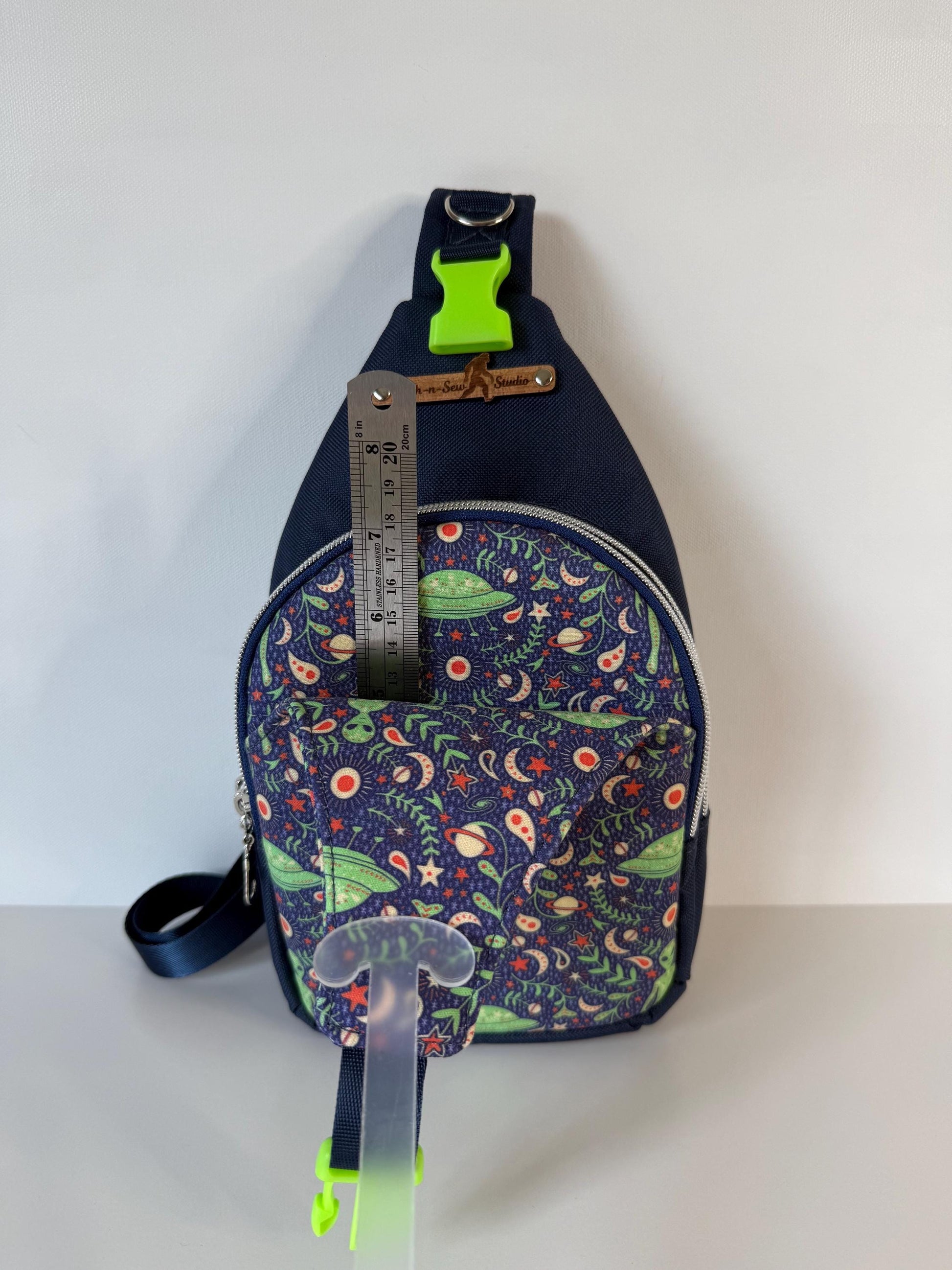 Alien Folk Damask Sling Bag, Small but Spacious